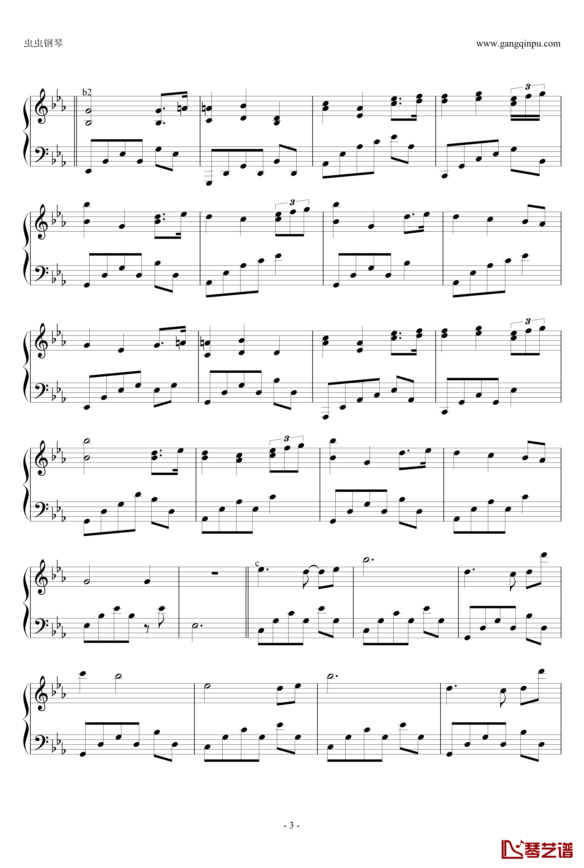 A Breathtaking Piano Piece钢琴谱-jervy hou3