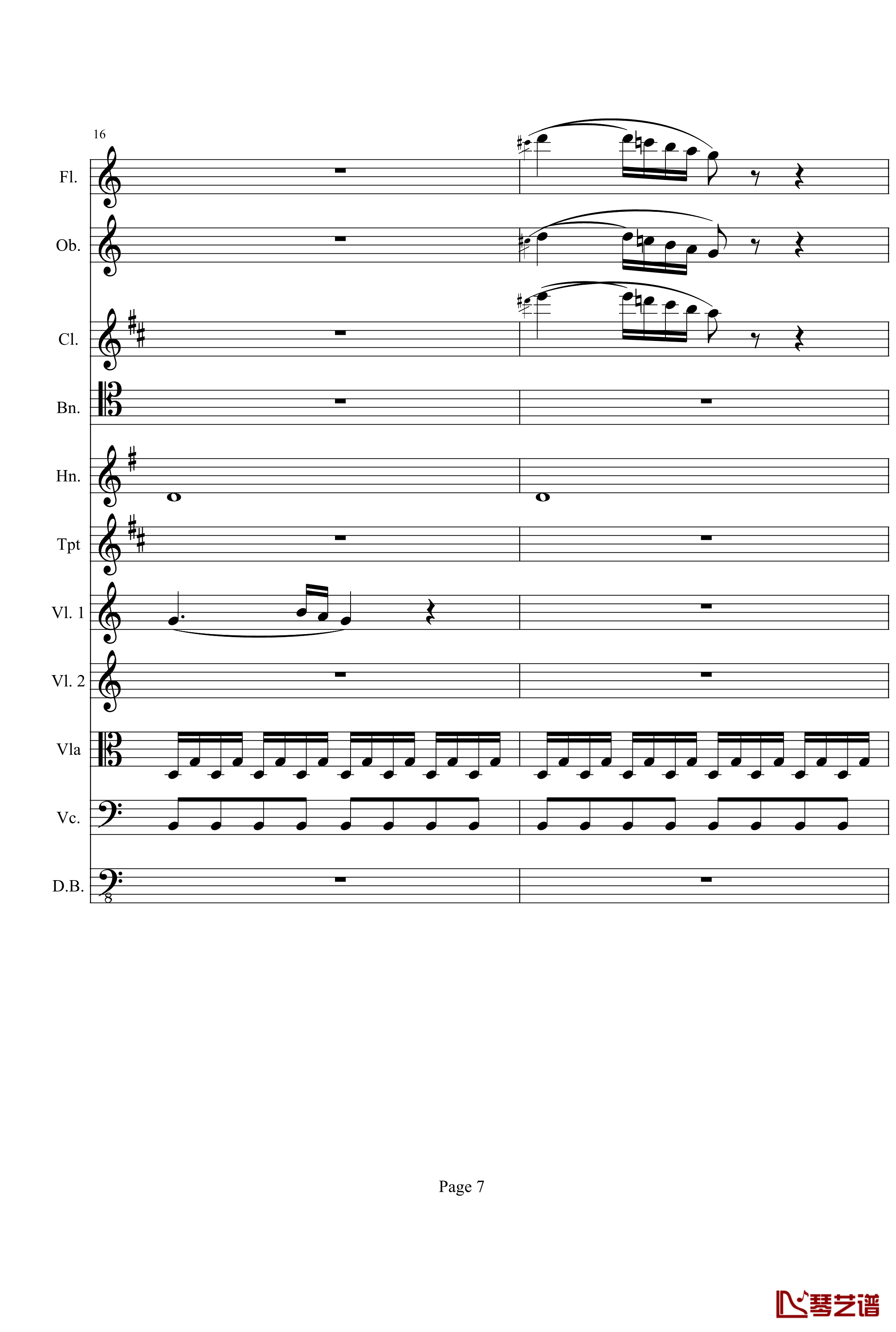 奏鸣曲之交响钢琴谱-第21首-Ⅰ-贝多芬-beethoven7