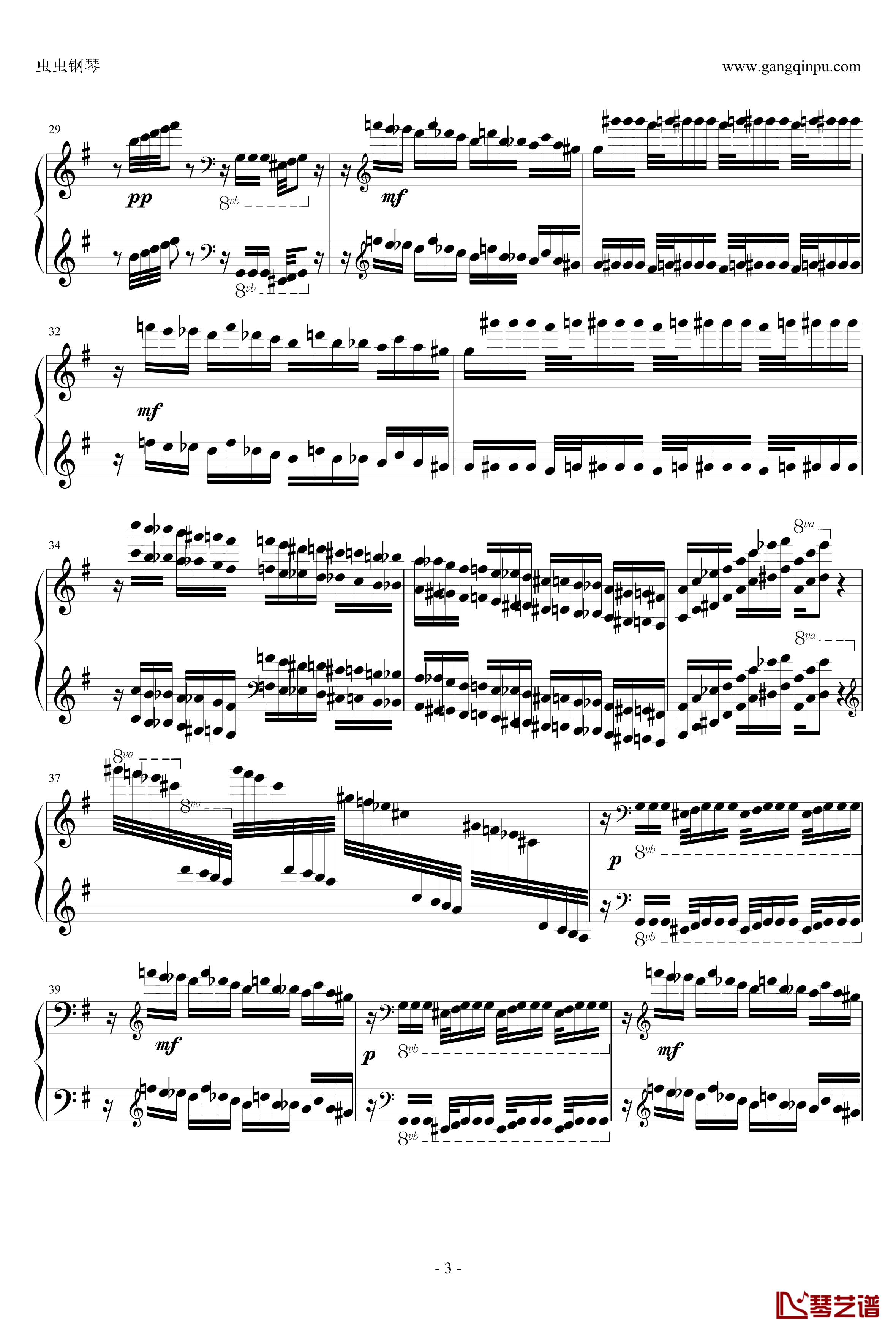Sabre Dance钢琴谱-马刀舞曲-马克西姆-Maksim·Mrvica3