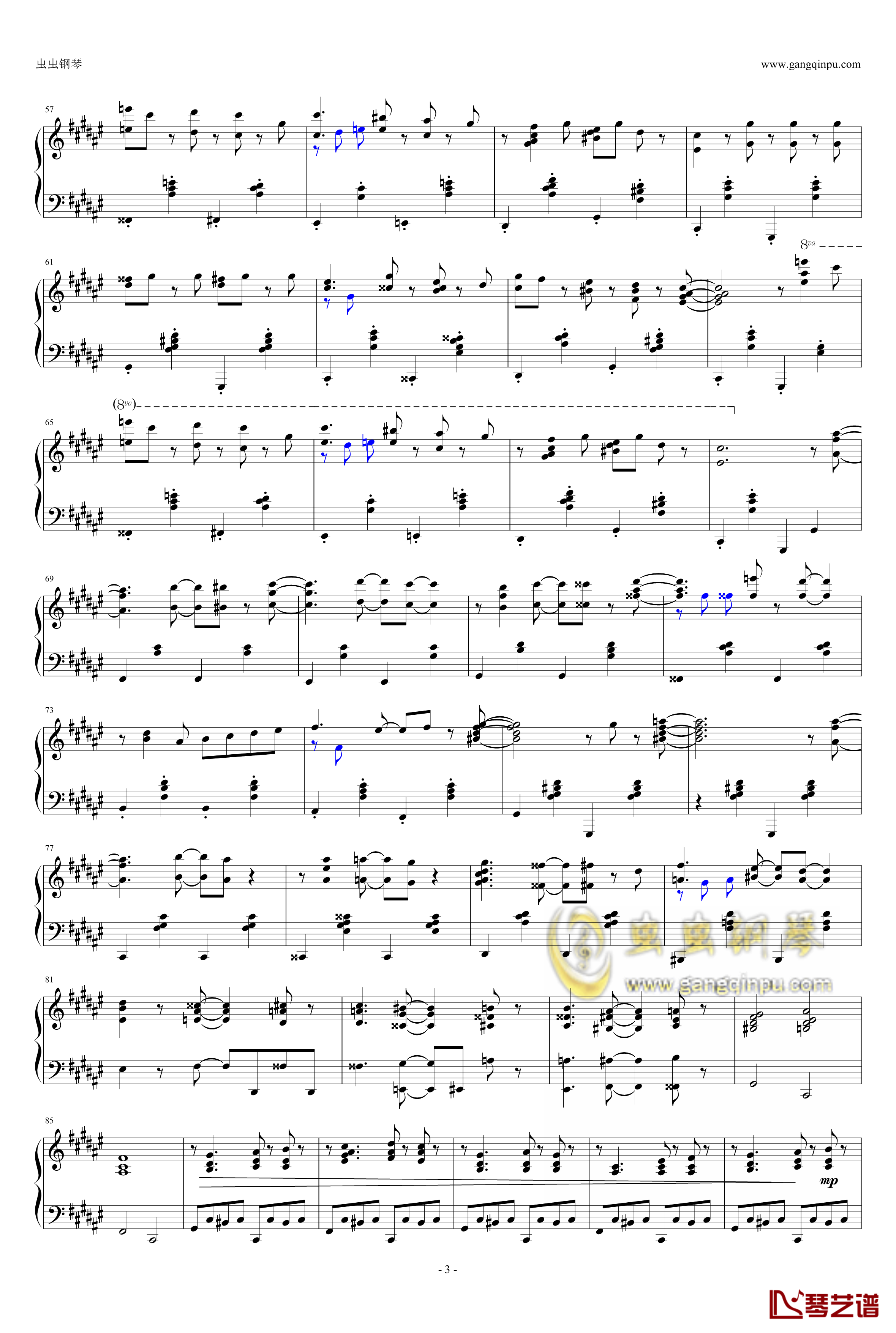 Jazz Chopin Etude Op.25 No.9钢琴谱-独奏-Bernd Lhotzky3