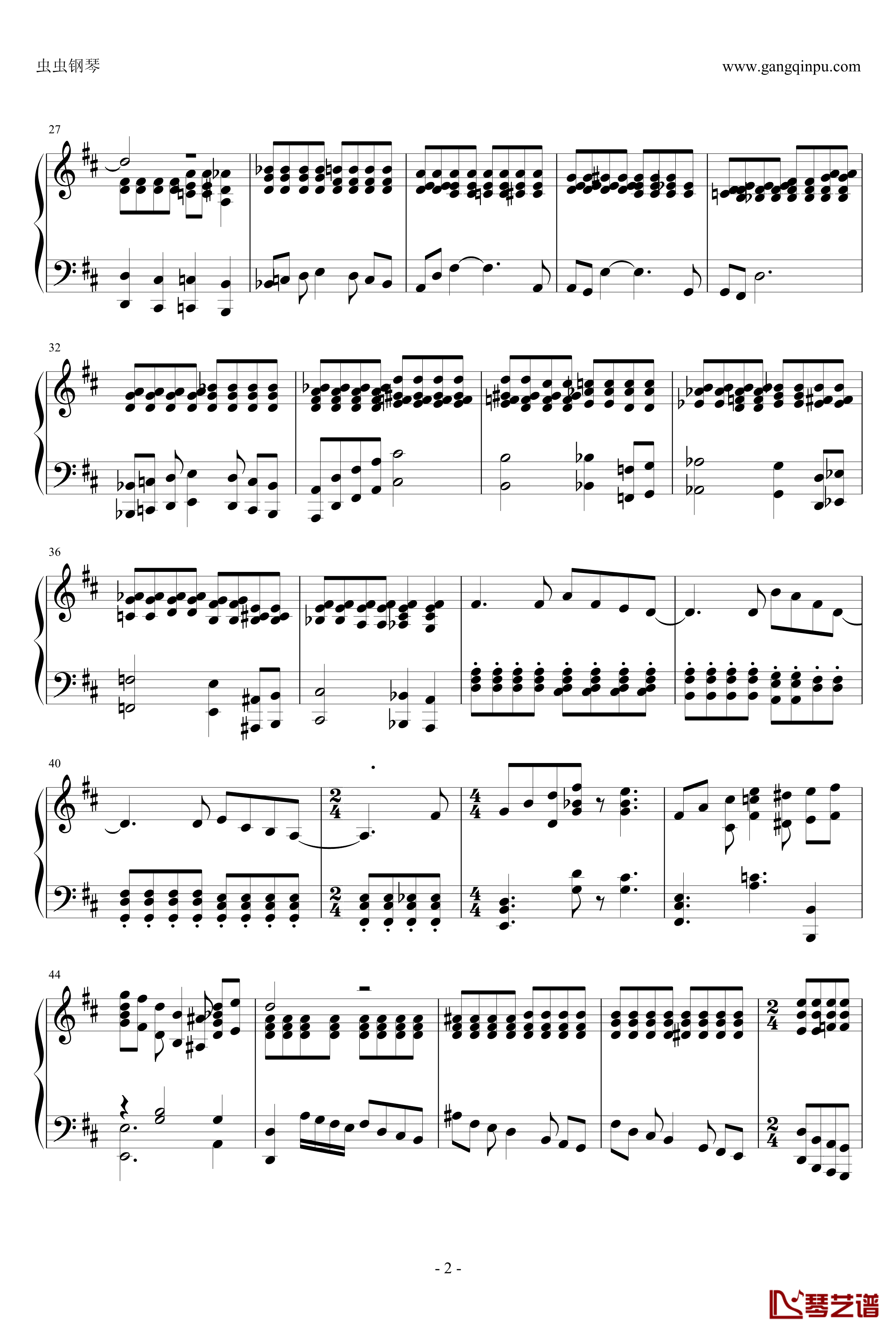 Ikaros钢琴谱-久石让2