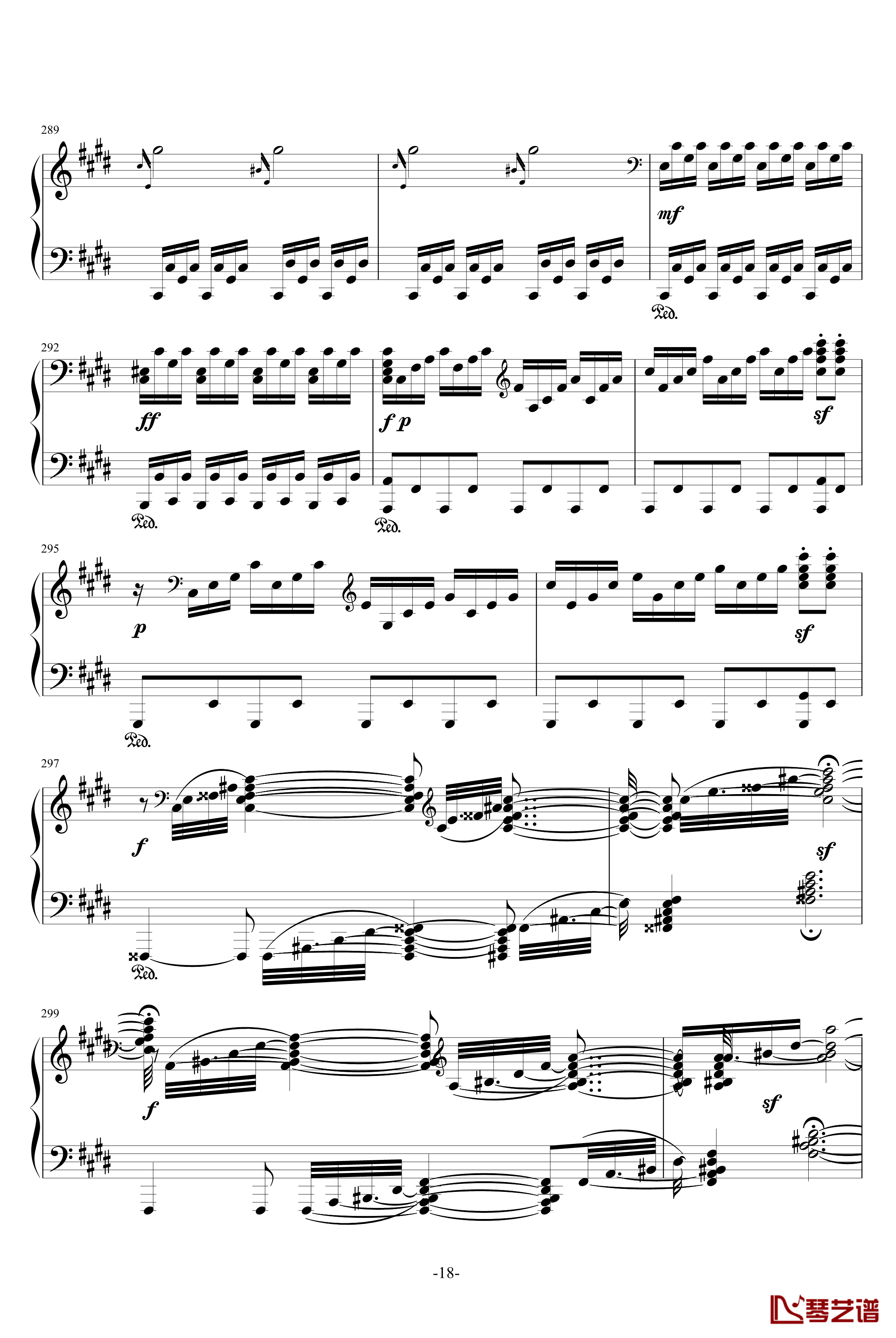 月光奏鸣曲钢琴谱-1，2，3乐章-贝多芬-beethoven18