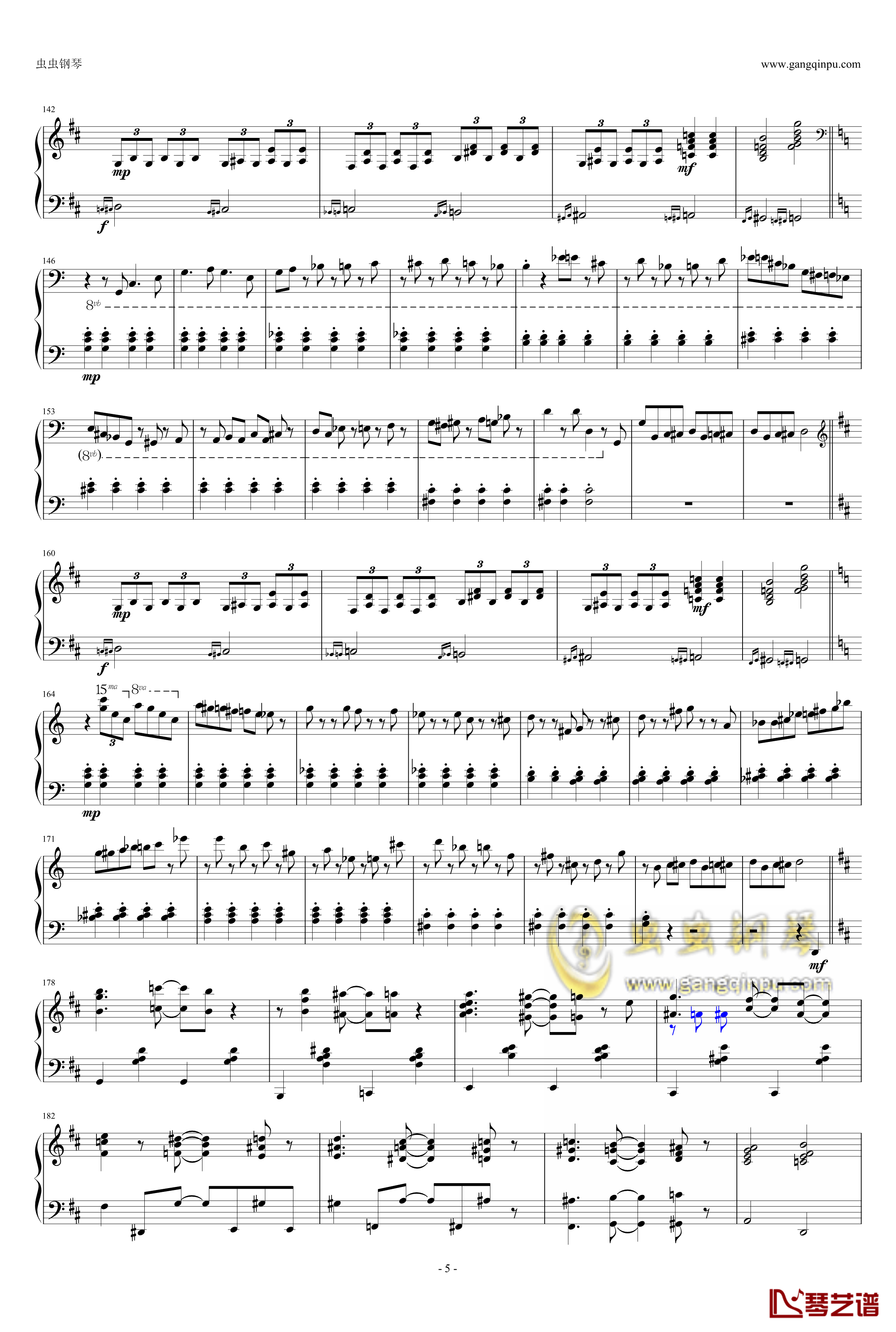 Jazz Chopin Etude Op.25 No.9钢琴谱-独奏-Bernd Lhotzky5
