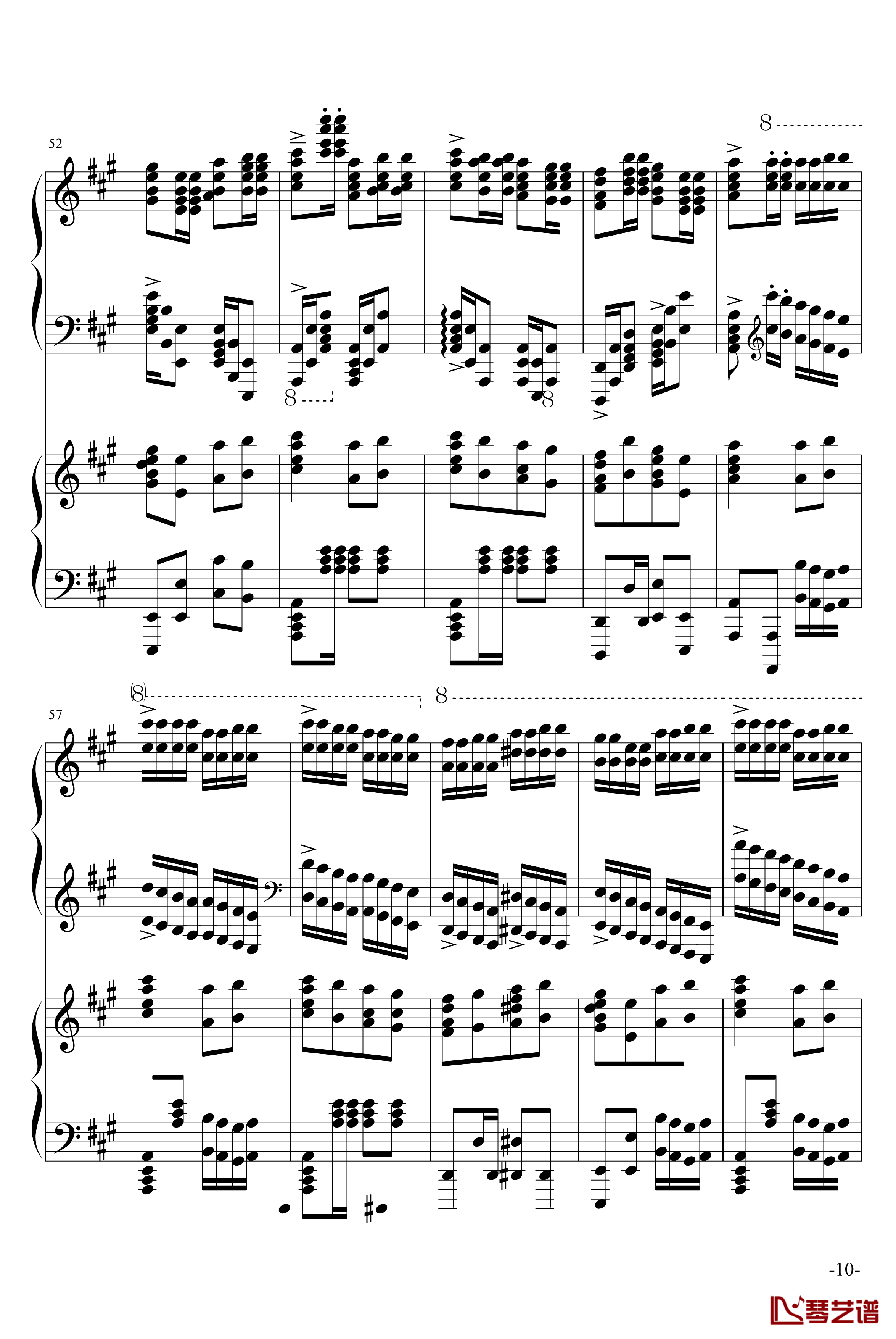斗琴就找土耳其真实惠钢琴谱-修改-莫扎特10
