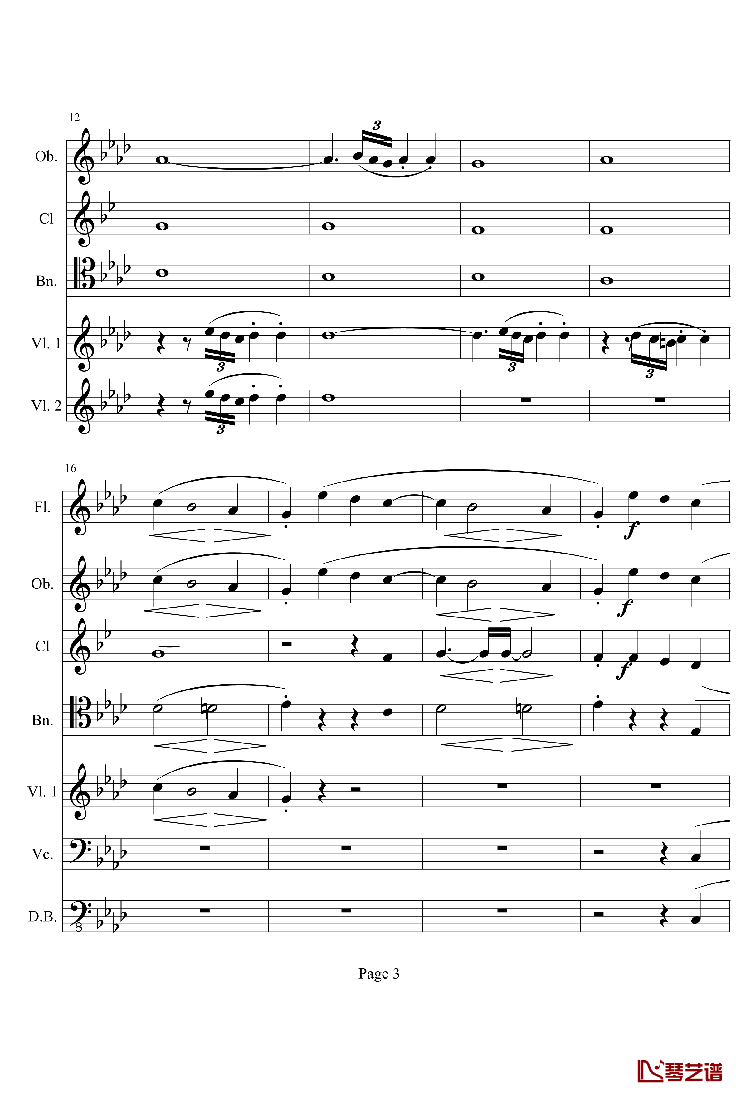 奏鸣曲之交响钢琴谱-第1首-Ⅰ-贝多芬-beethoven3