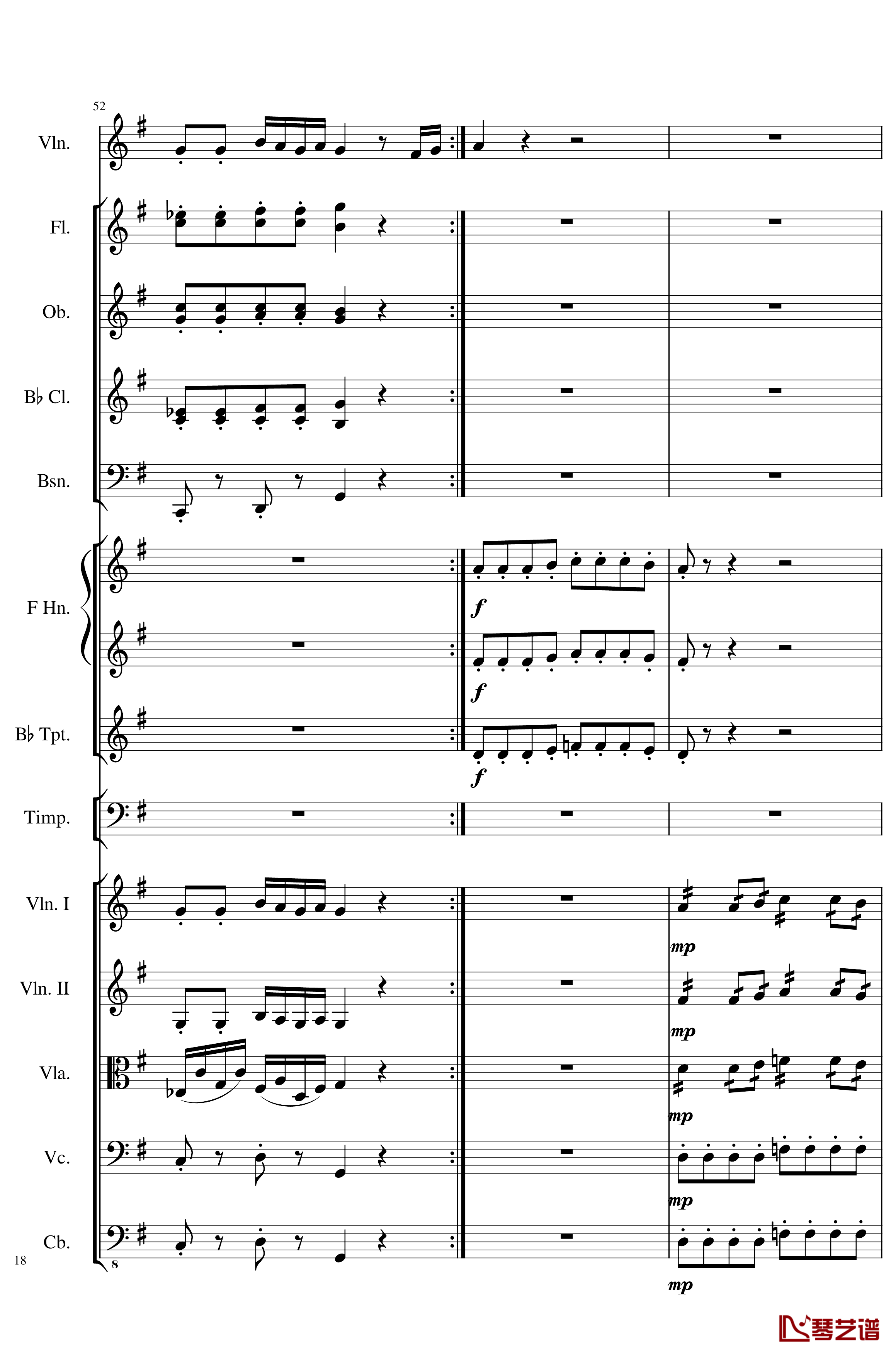Rondo in G, Op.137钢琴谱-一个球18