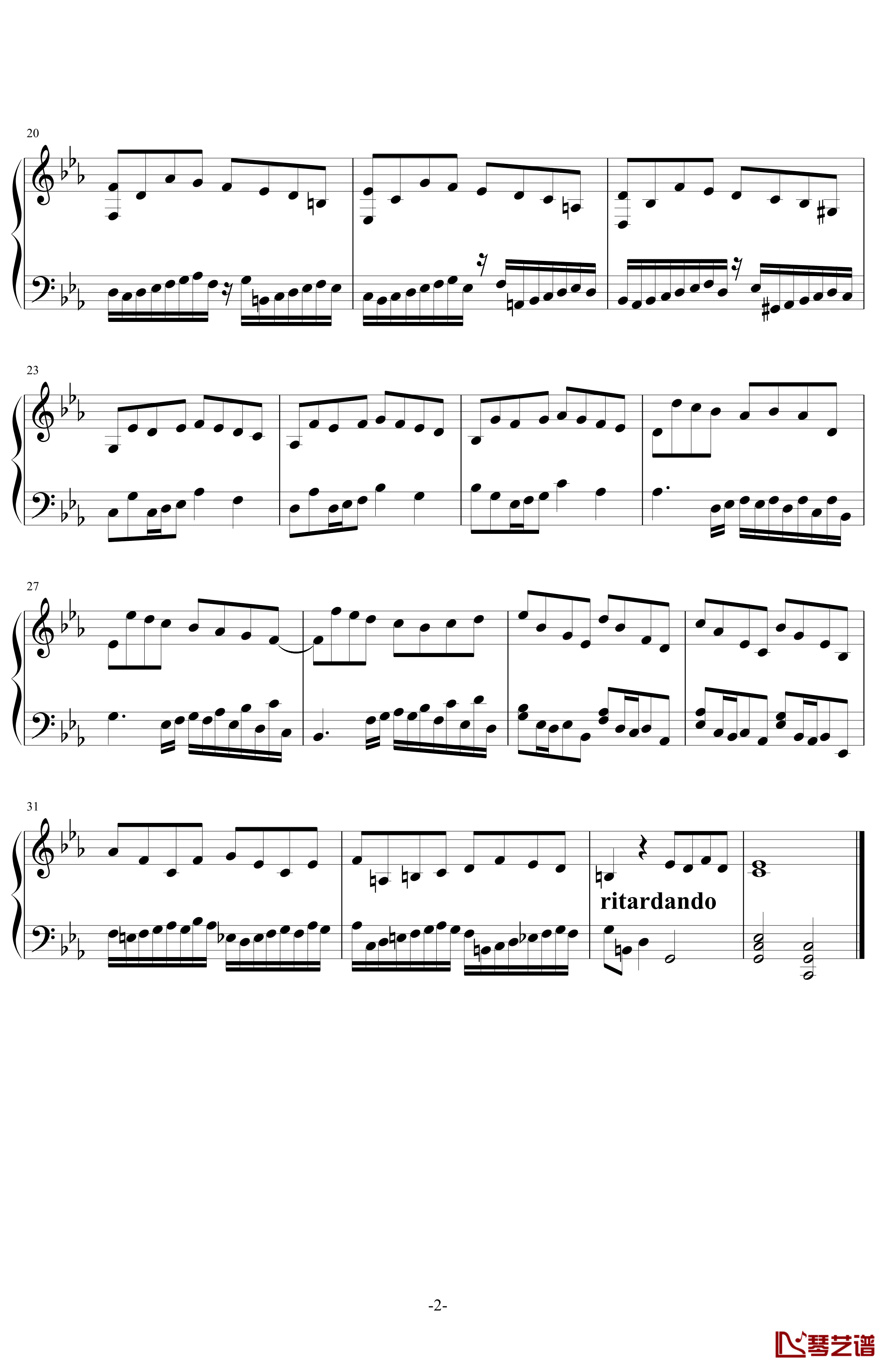 缓音律c小调No.2钢琴谱-初版-舍勒七世2