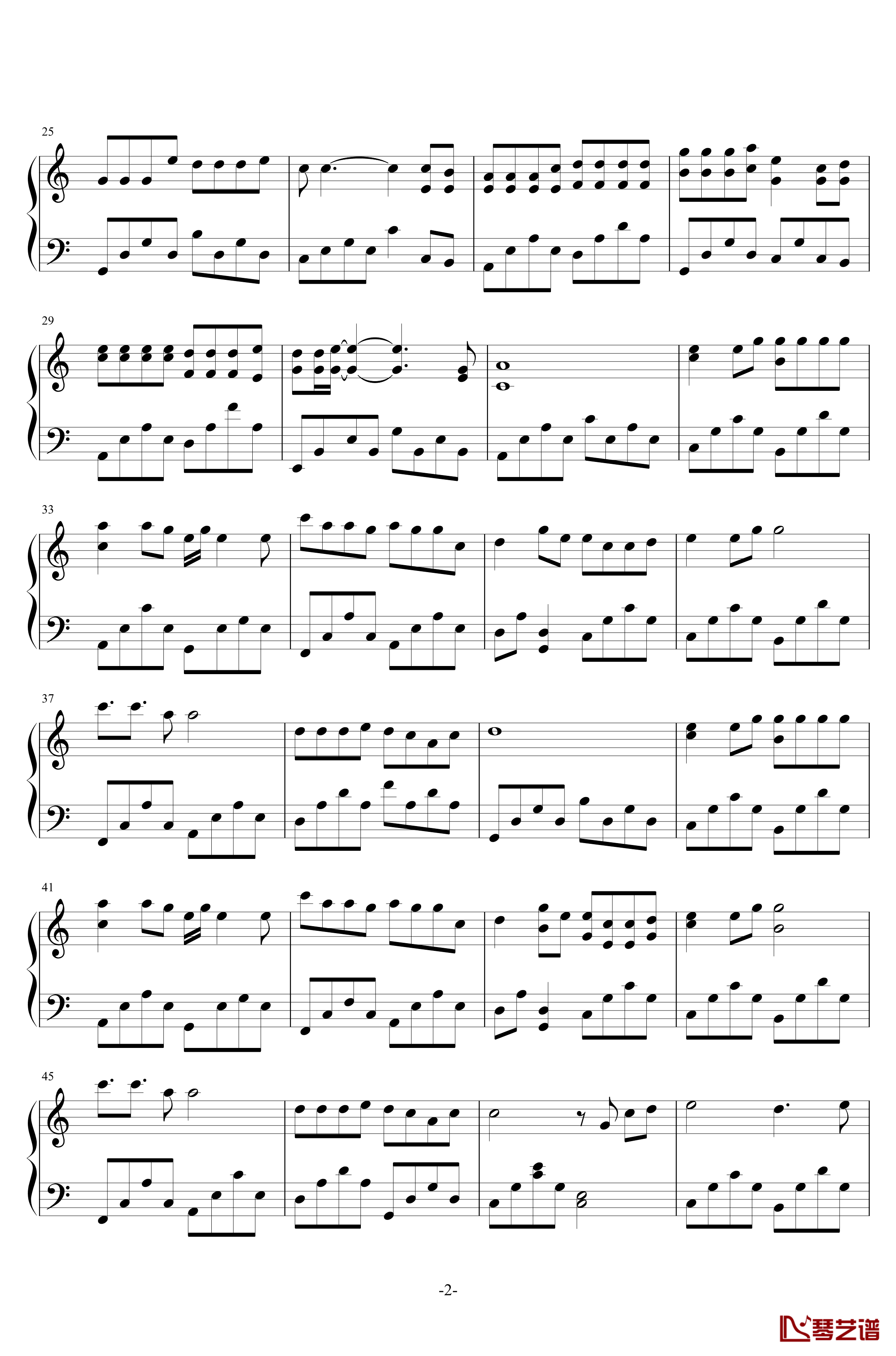 白狐钢琴谱-1.0版-陈瑞2