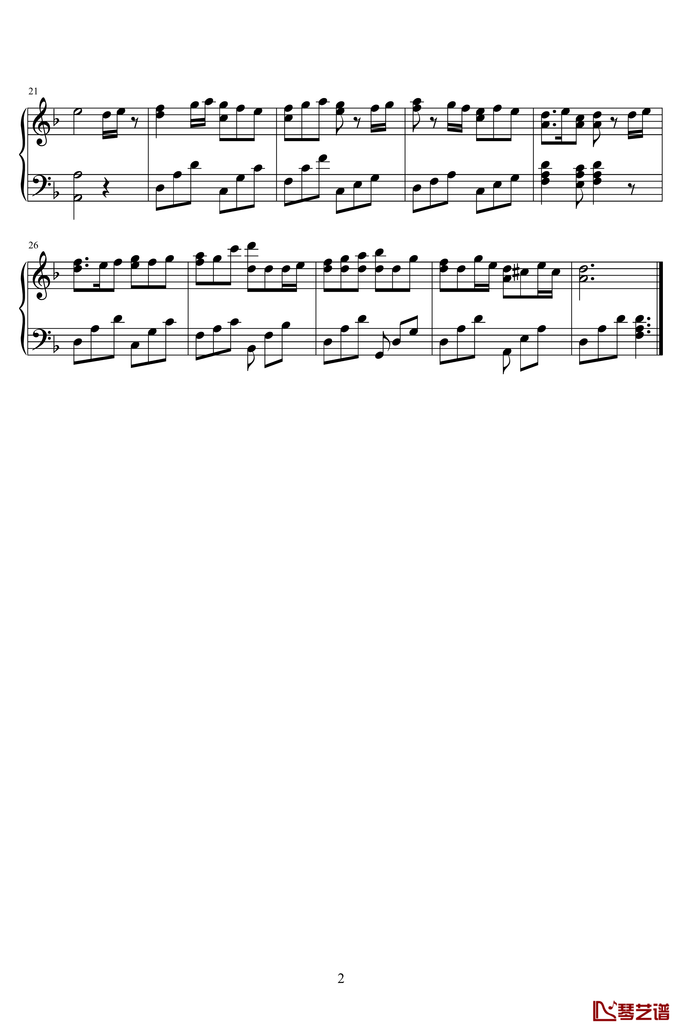 加勒比海盗钢琴谱 简化版-马克西姆-Maksim·Mrvica2