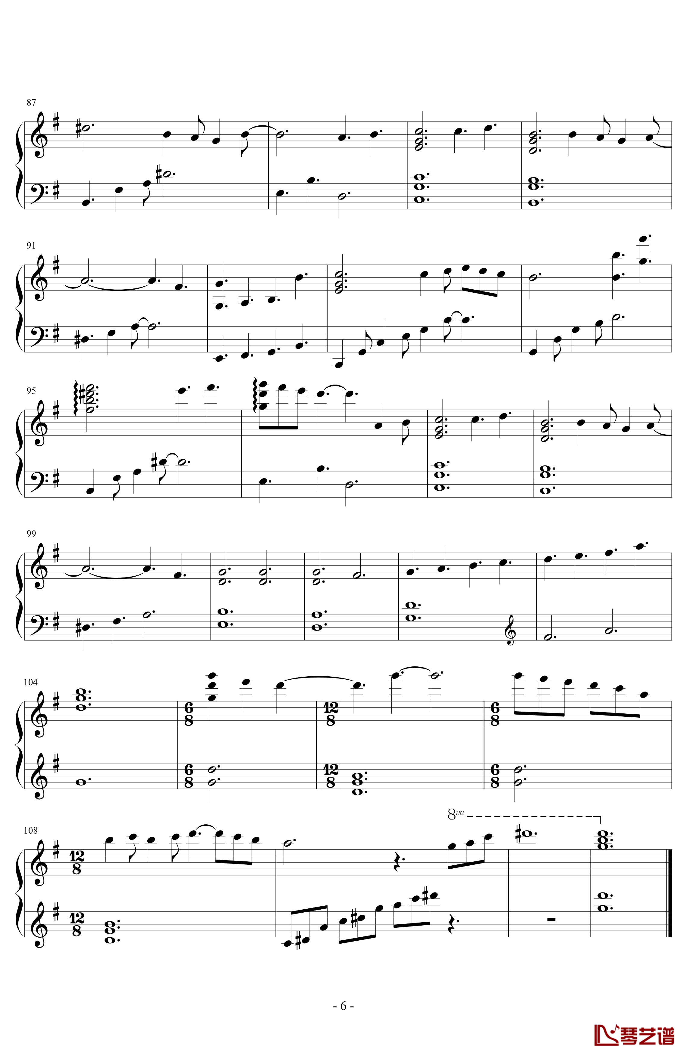 Despacito钢琴谱-PianoVito6