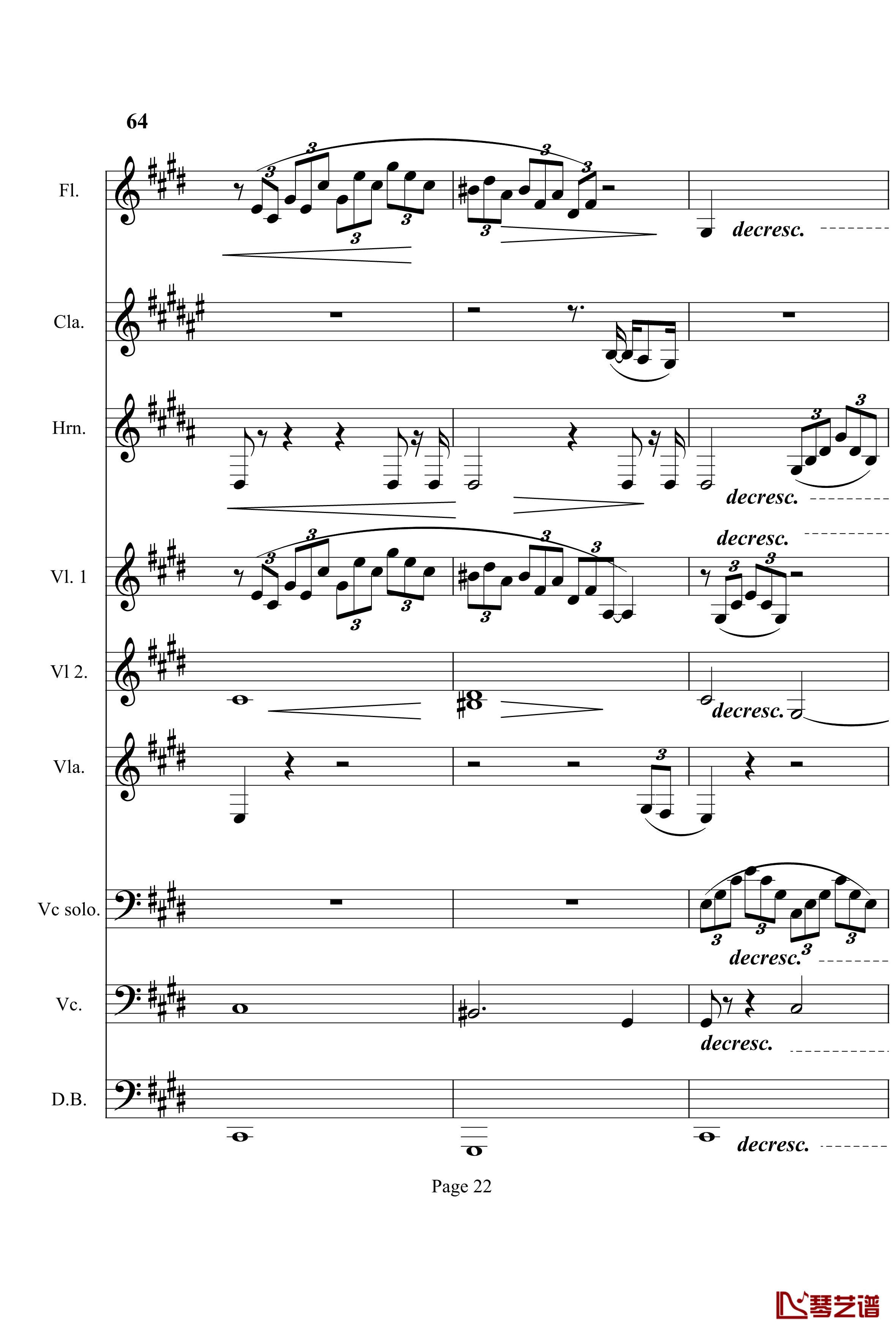 奏鸣曲之交响钢琴谱-第14首-Ⅰ-贝多芬-beethoven22