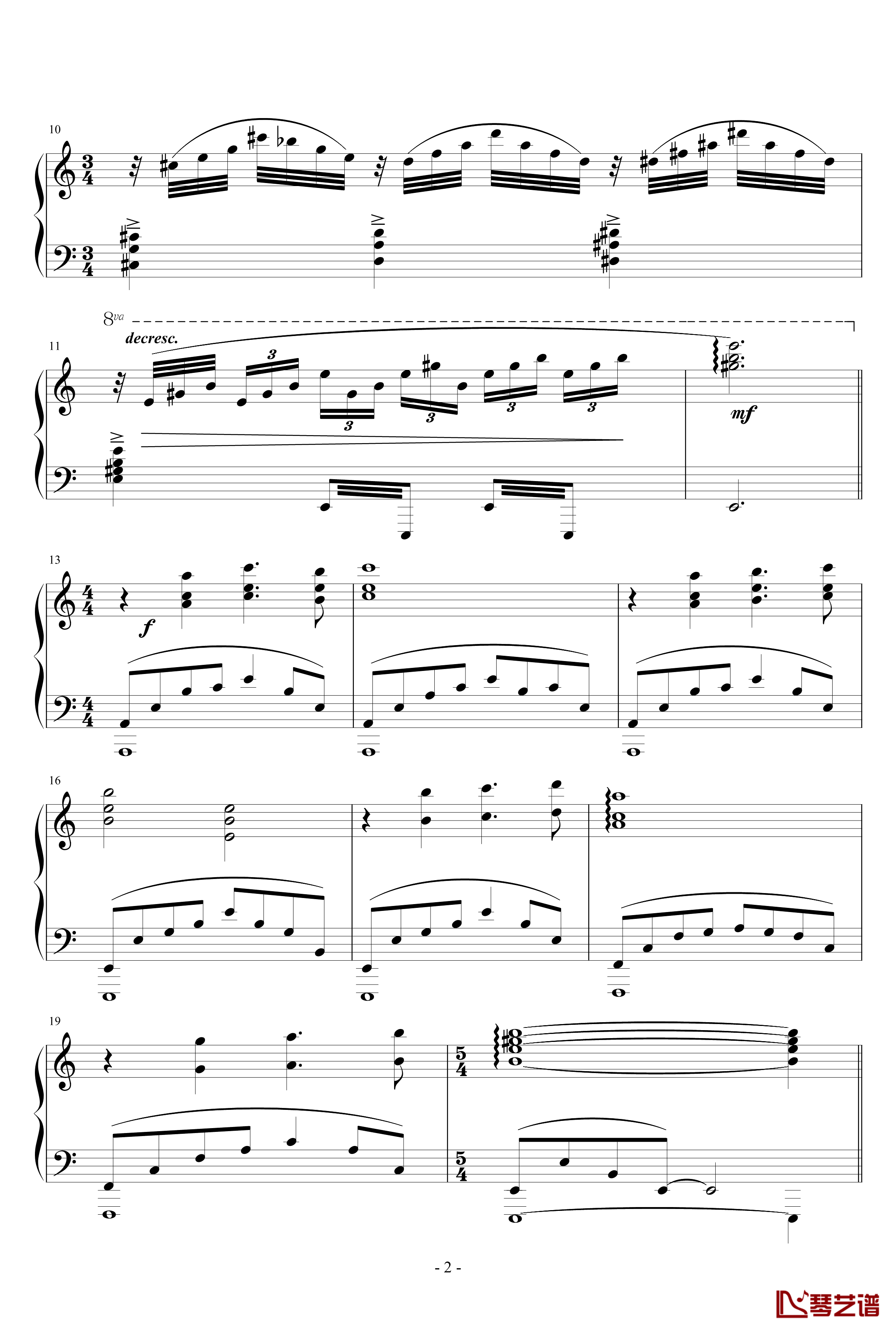 La Ballata Di Sacco E Vanzetti钢琴谱-死刑台的旋律主题曲-Ennio Morricone2