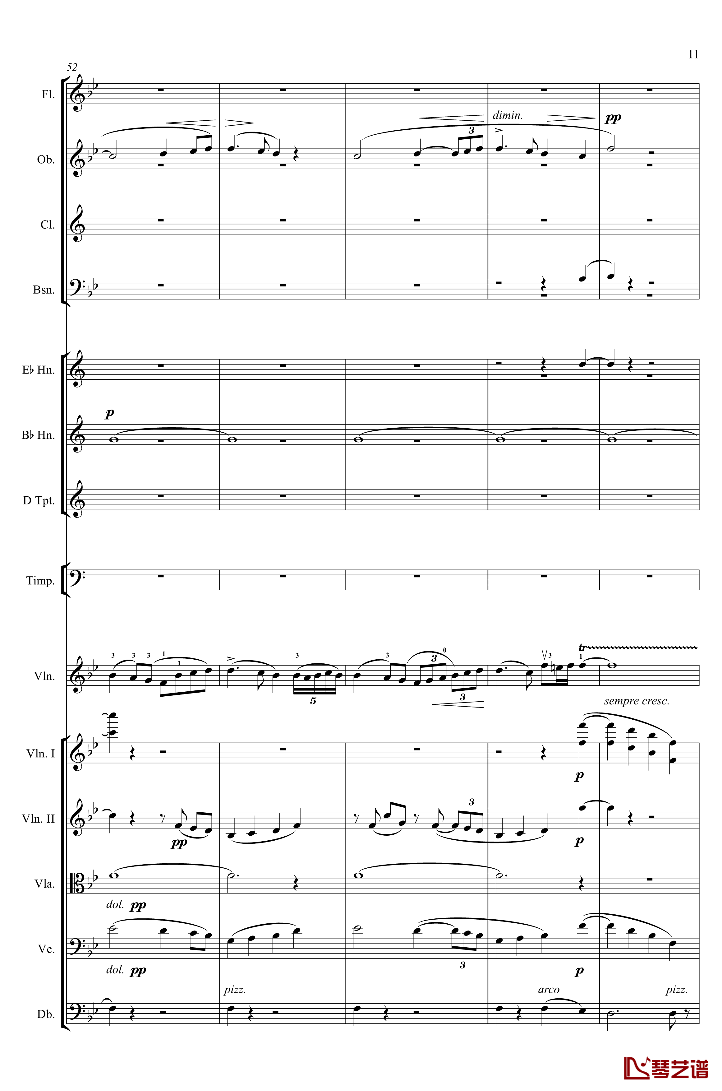 g小调第1小提琴协奏曲Op.26钢琴谱-第一乐章-Max Bruch11