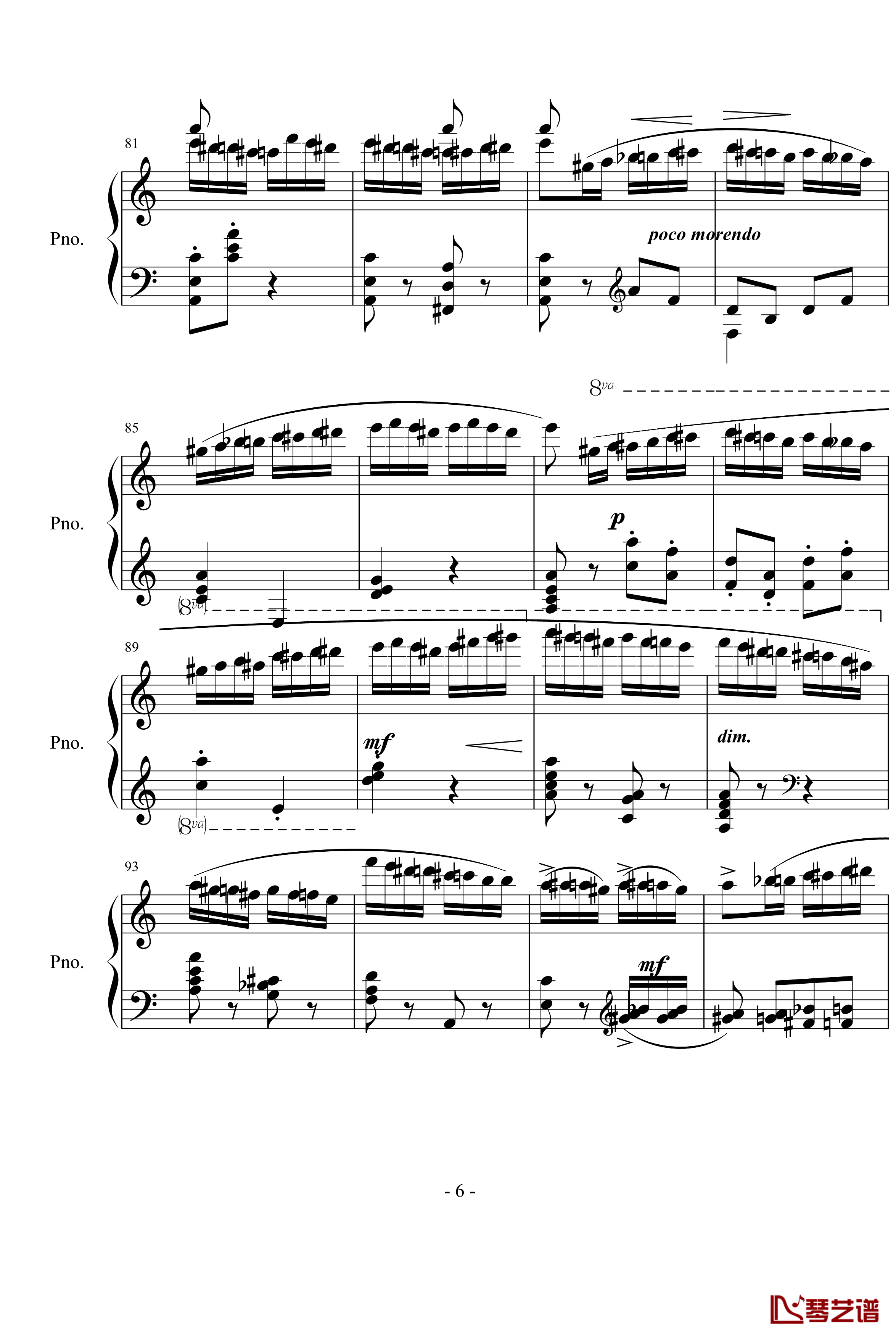 野蜂飞舞钢琴谱-大总谱-马克西姆-Maksim·Mrvica6