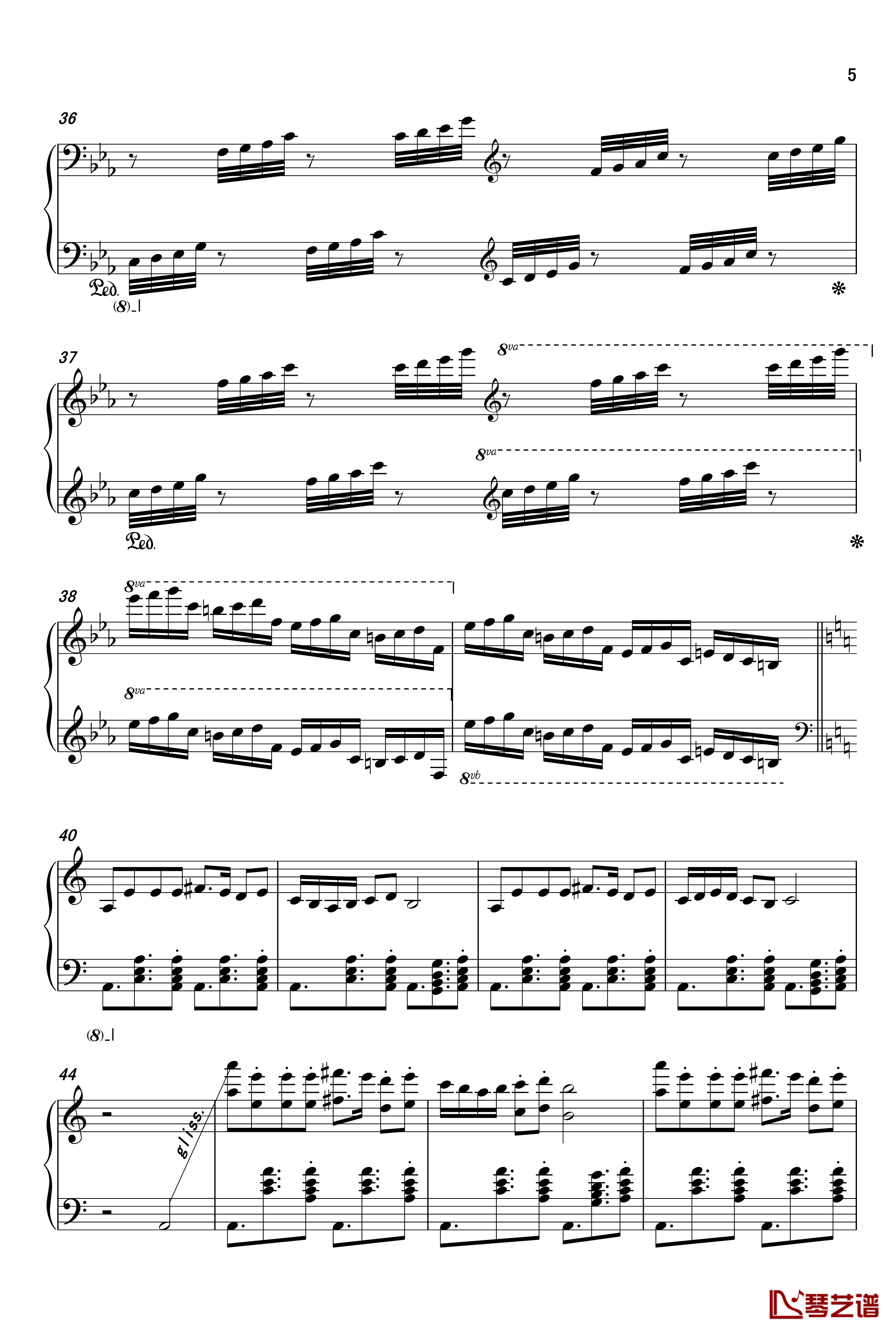 狂欢节钢琴谱-马克西姆-Maksim·Mrvica5