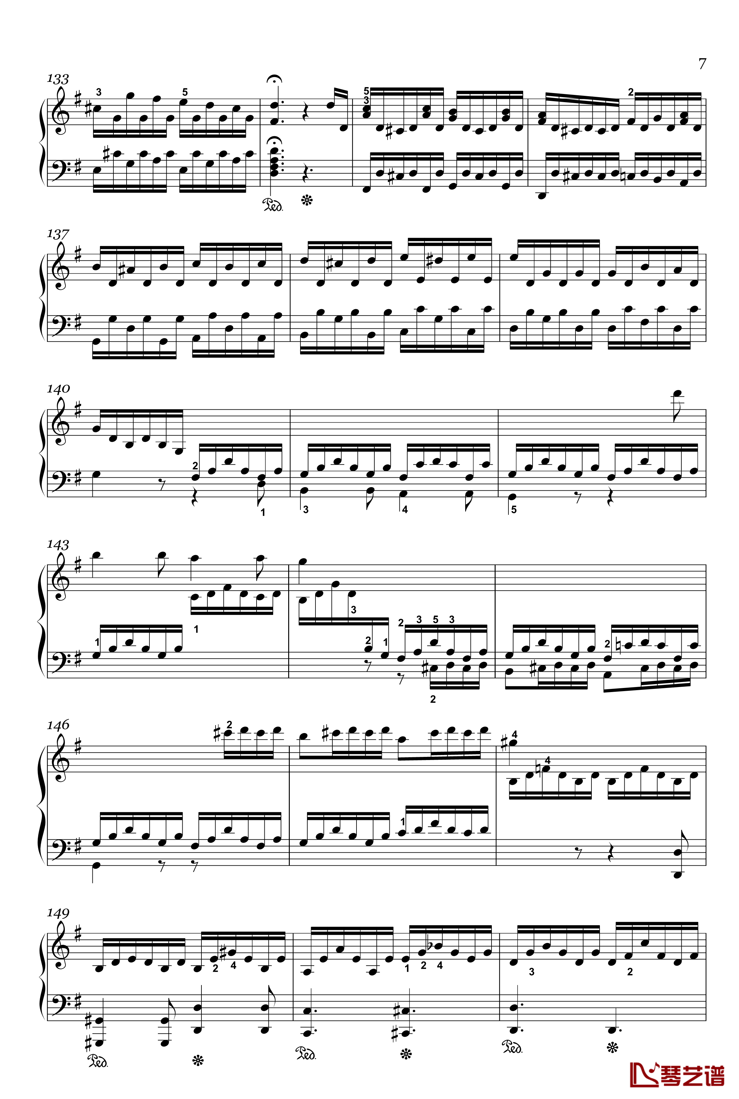 G大调变奏曲钢琴谱-Woo-70-贝多芬-beethoven7