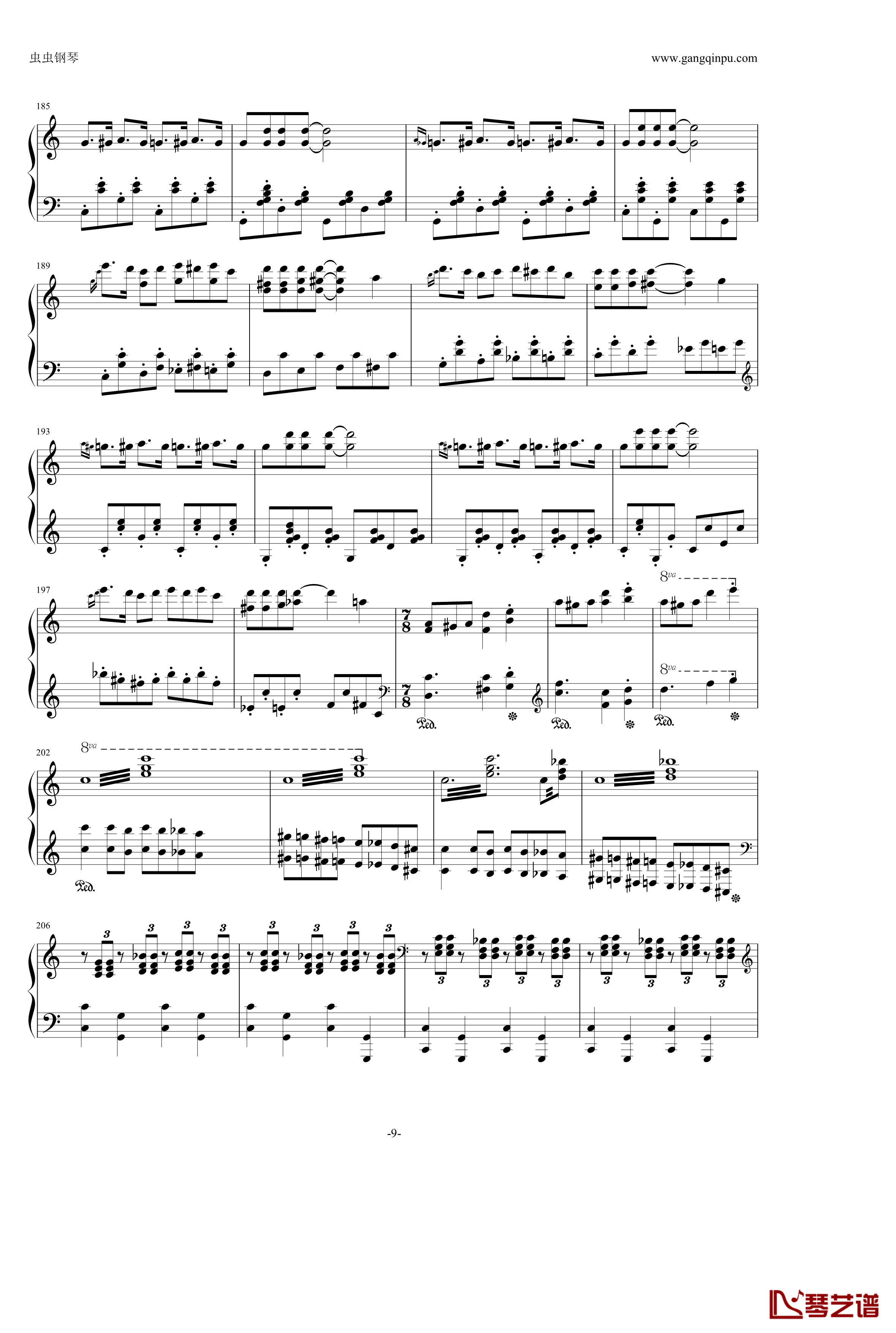 Full Monty钢琴谱-世界名曲9