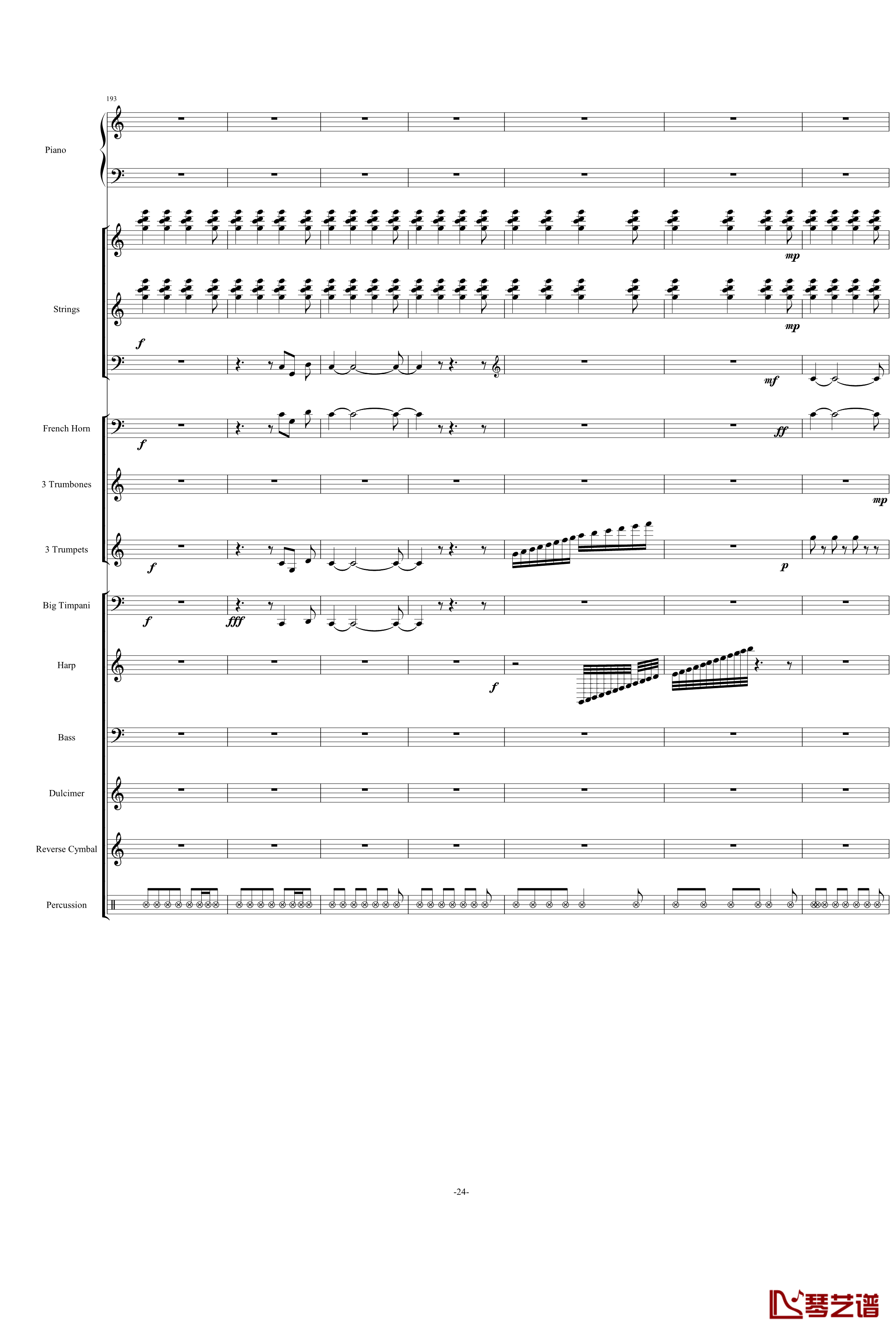 Santorini圣托里尼钢琴谱-完整版-雅尼24