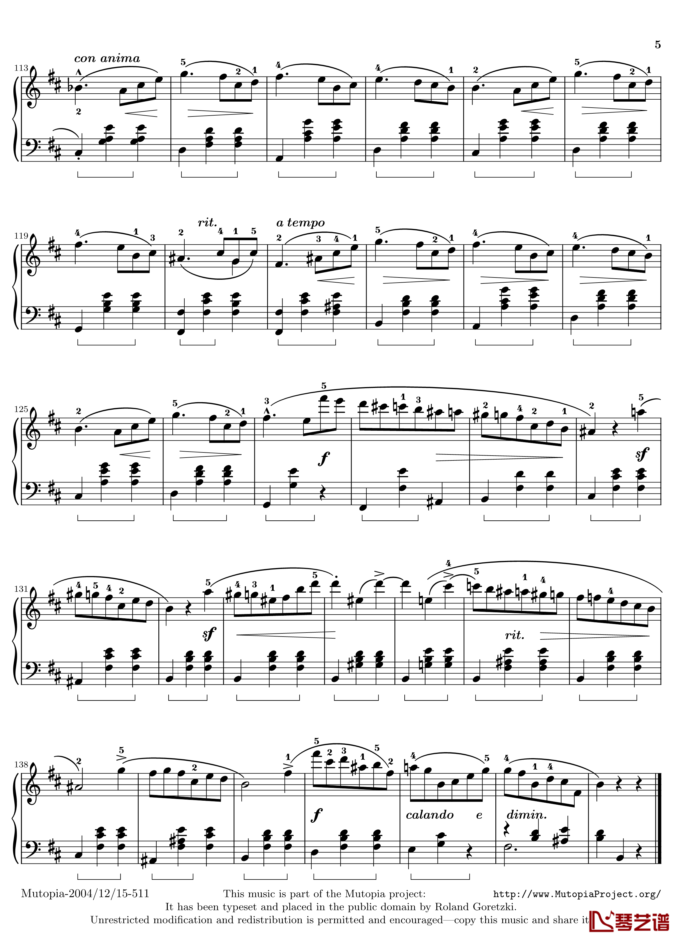 Waltz Op 69 N 2钢琴谱-肖邦圆舞曲-肖邦-chopin5