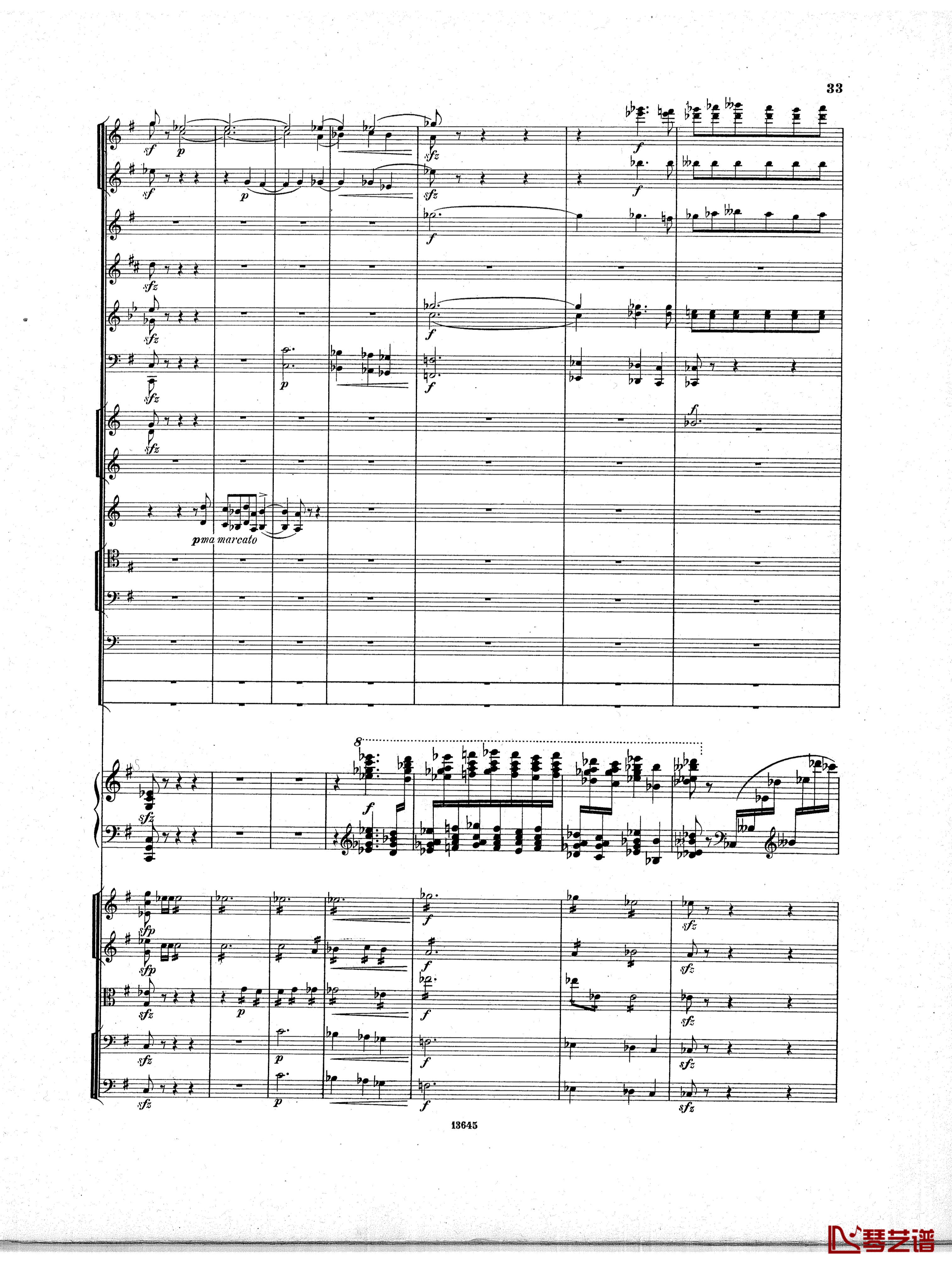 Lyapunov 降E小调第一钢琴协奏曲 Op.4钢琴谱-Lyapunov32