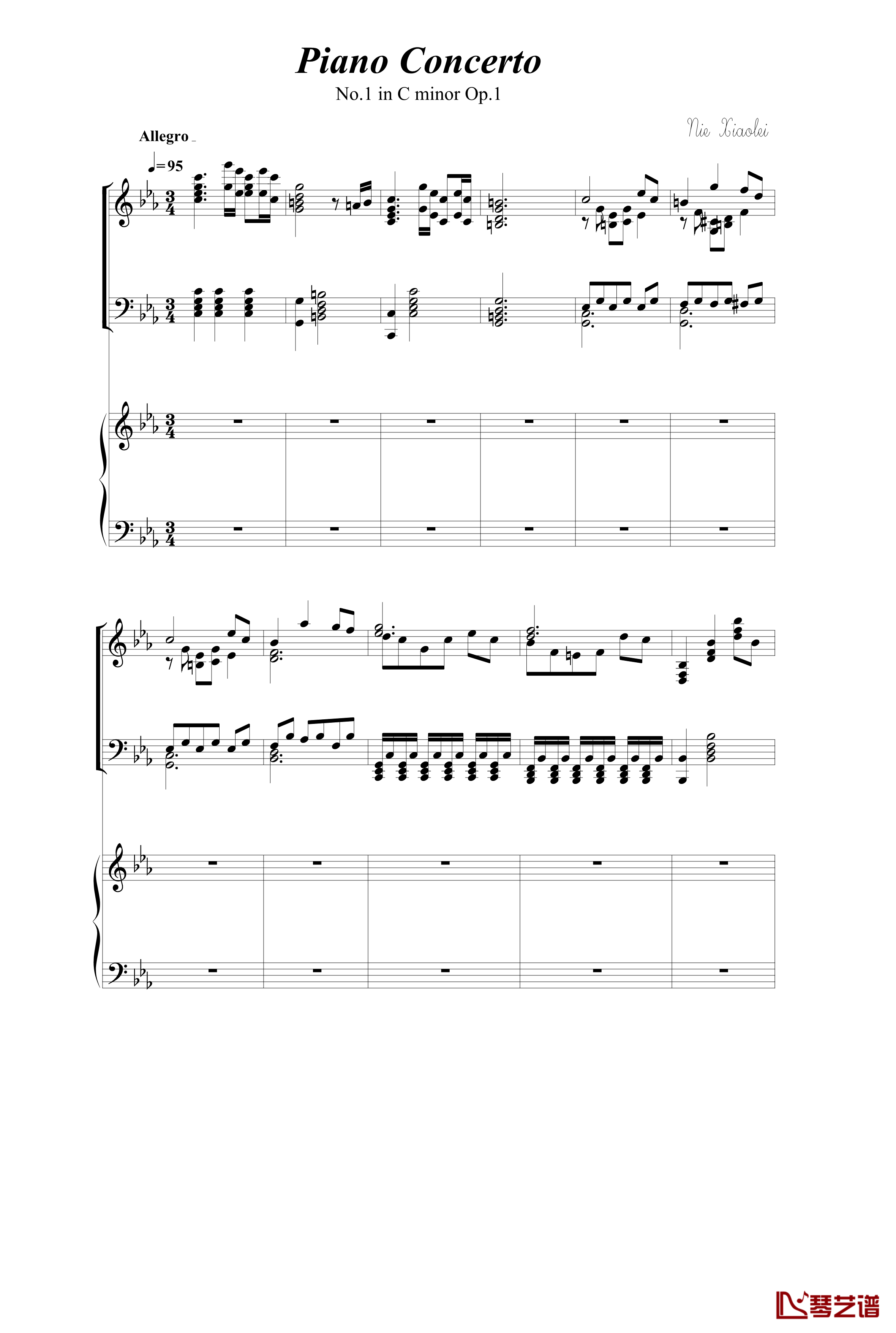 Piano Concerto钢琴谱 I-nzh19341