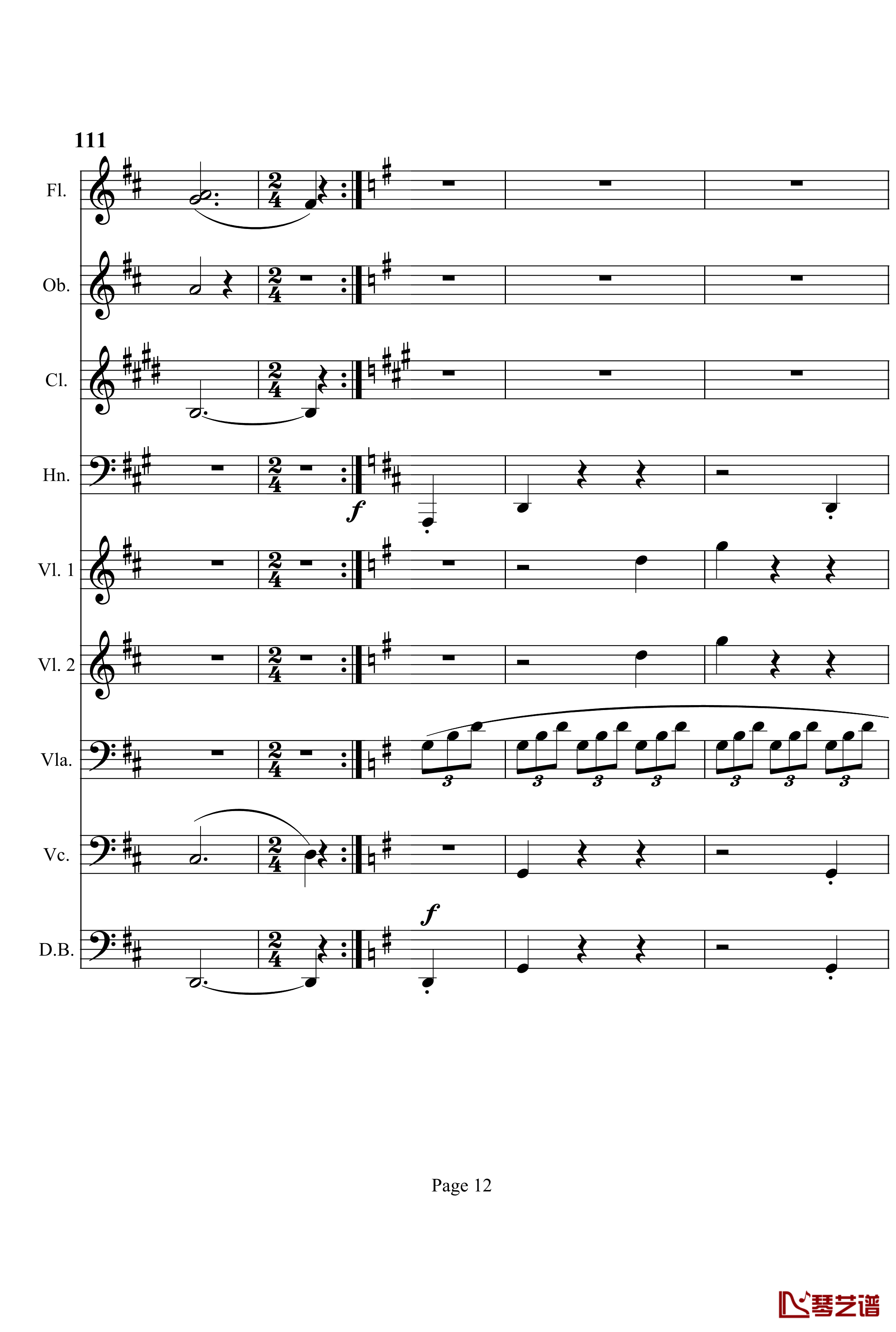 奏鸣曲之交响钢琴谱-第7首-Ⅲ-贝多芬-beethoven12