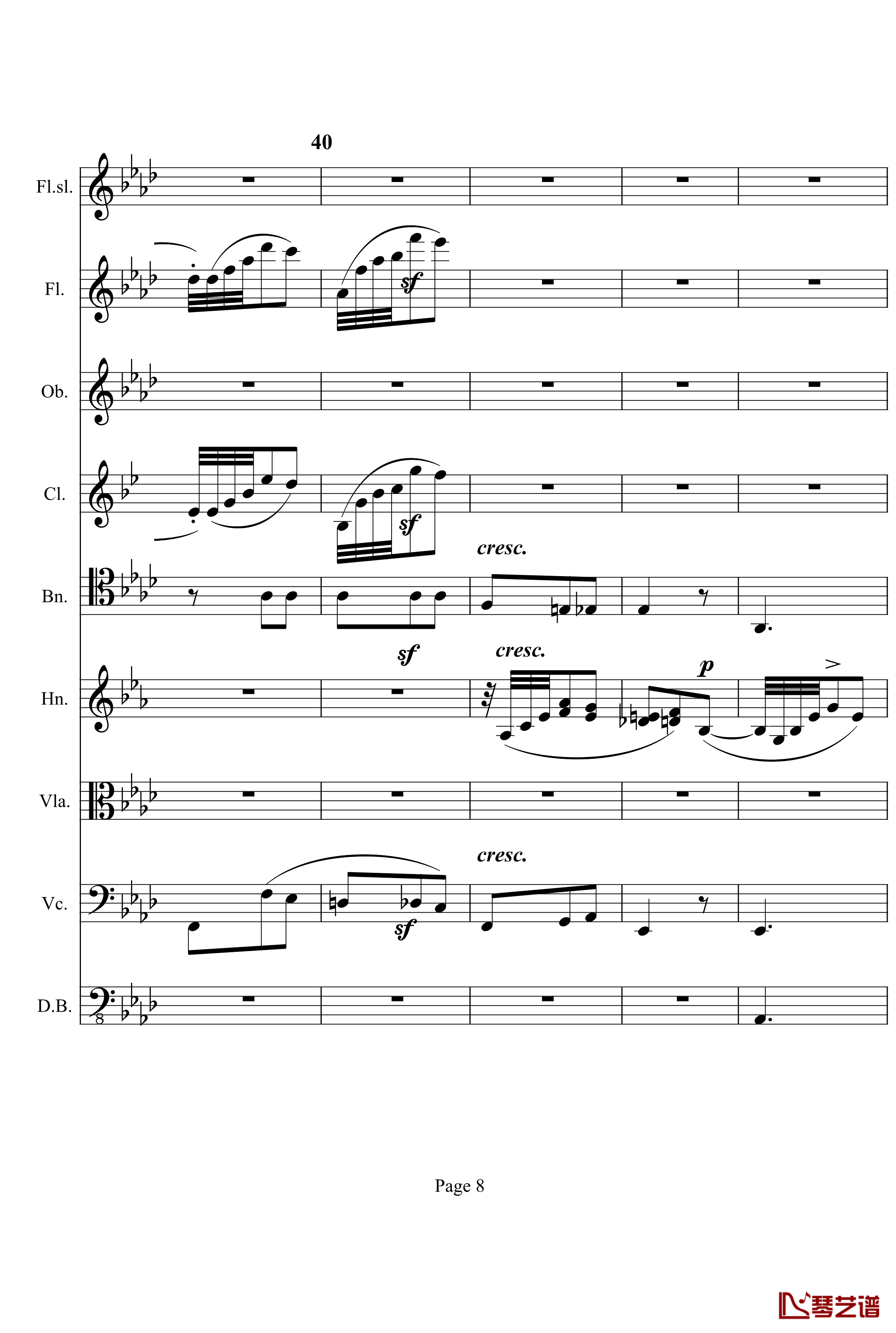 奏鸣曲之交响钢琴谱-第12首-Ⅰ-贝多芬-beethoven8