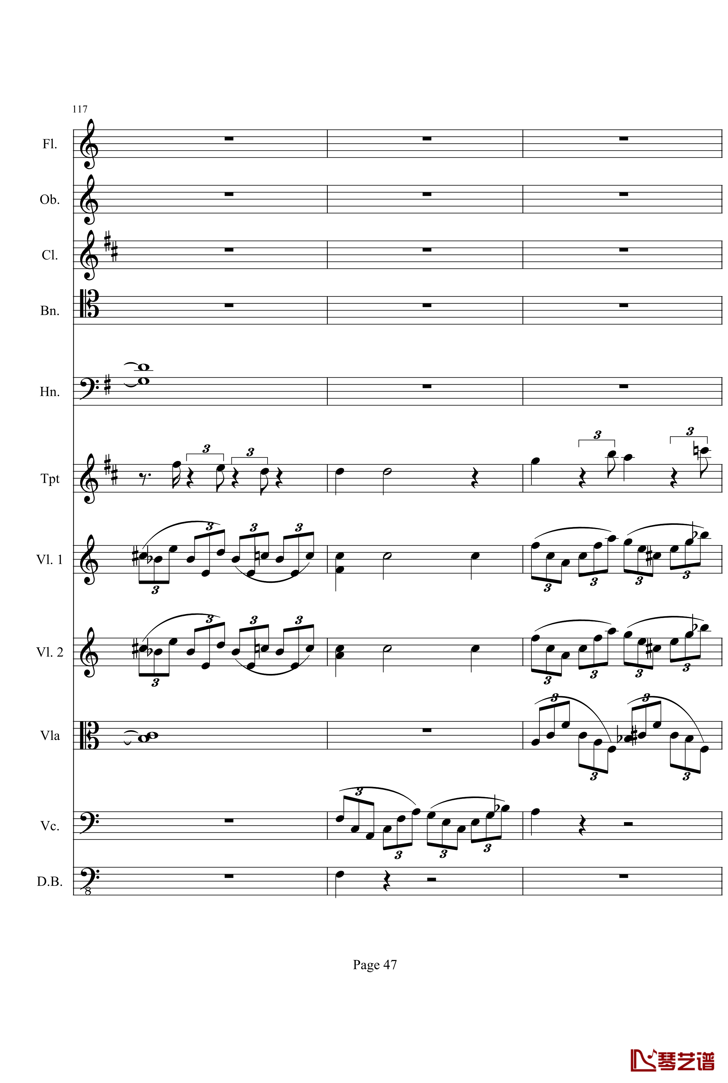 奏鸣曲之交响钢琴谱-第21首-Ⅰ-贝多芬-beethoven47