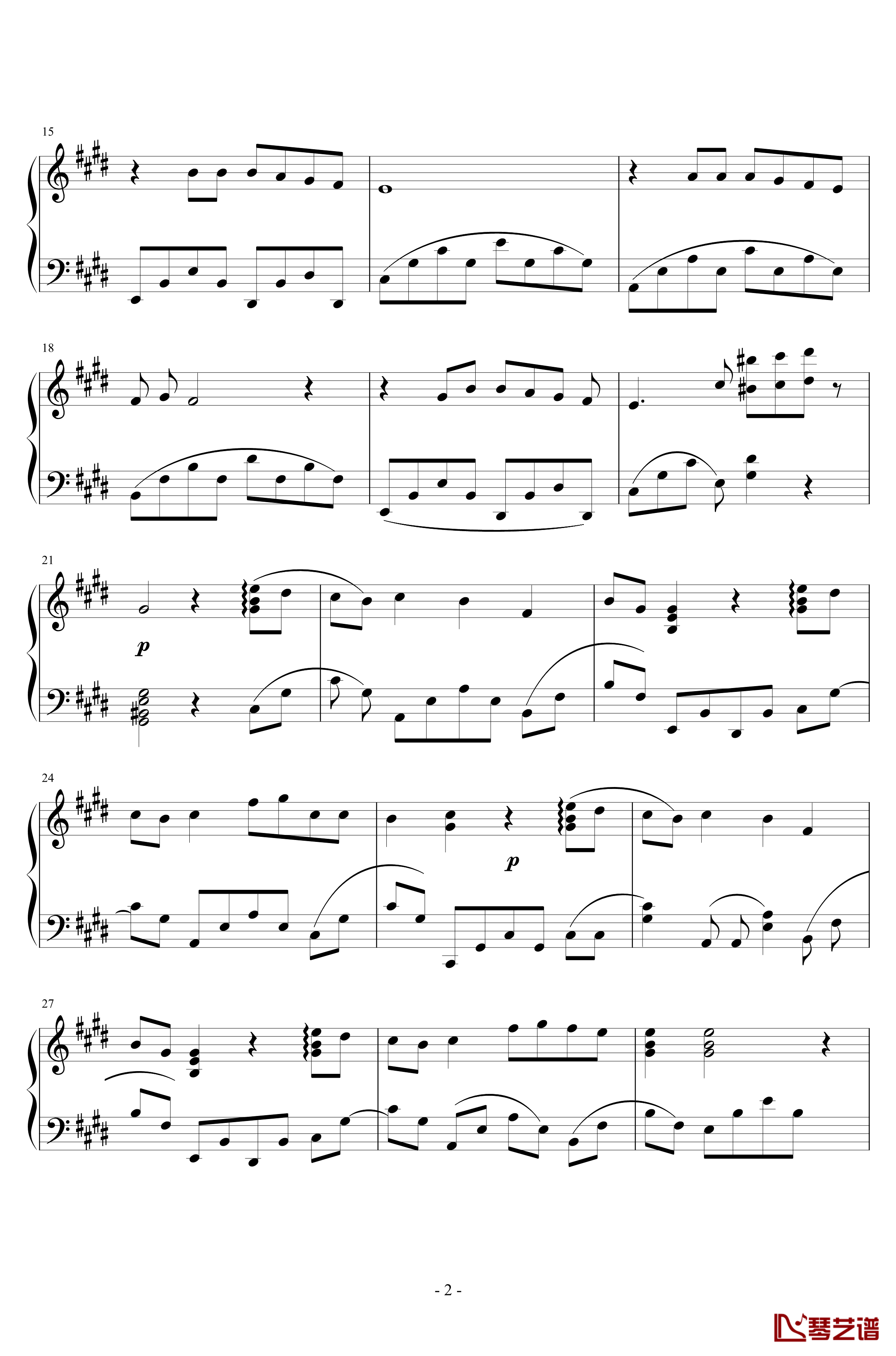 PLANET钢琴谱-ラムジ2