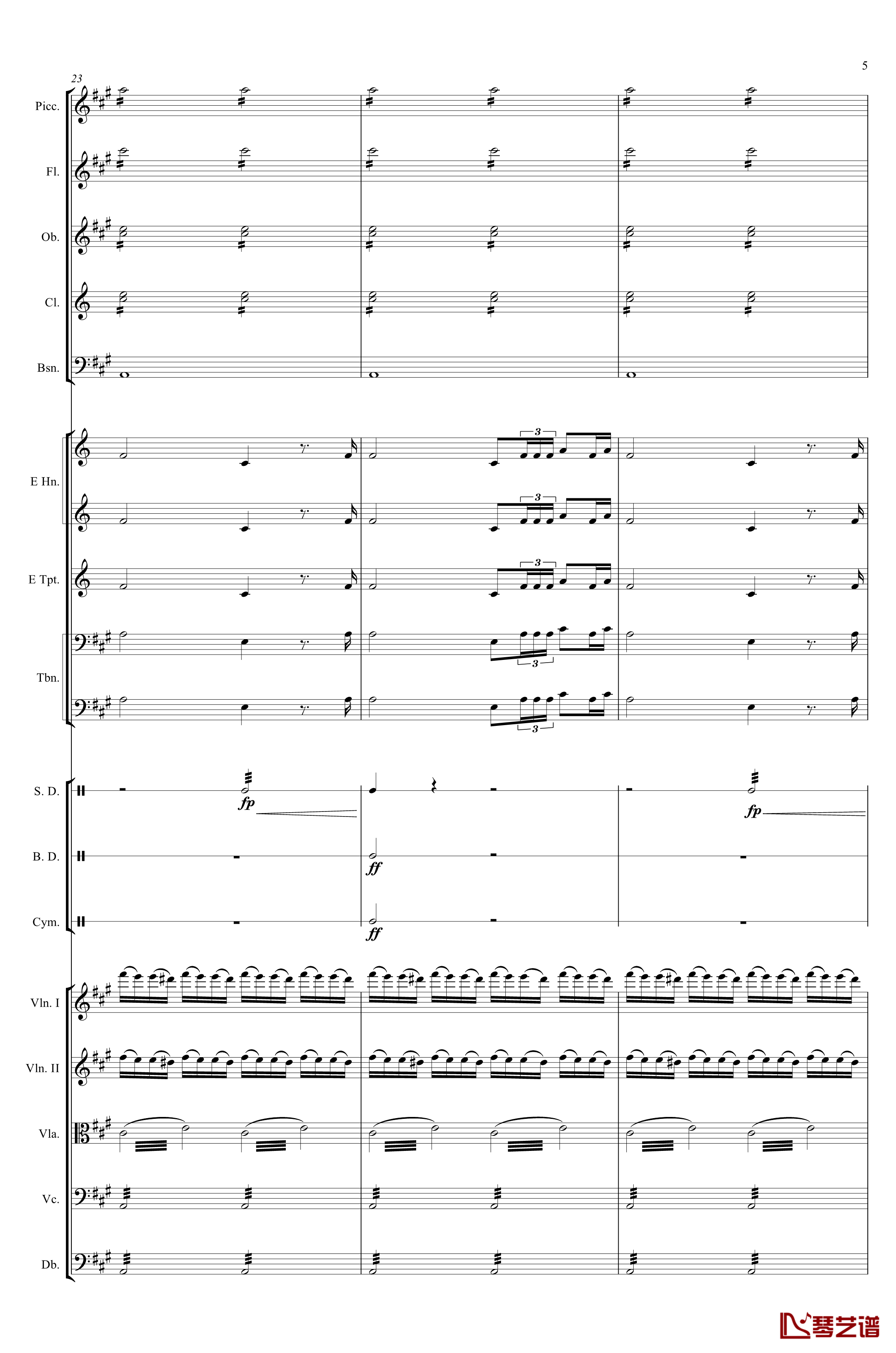 轻骑兵序曲钢琴谱-Franz von Suppe5