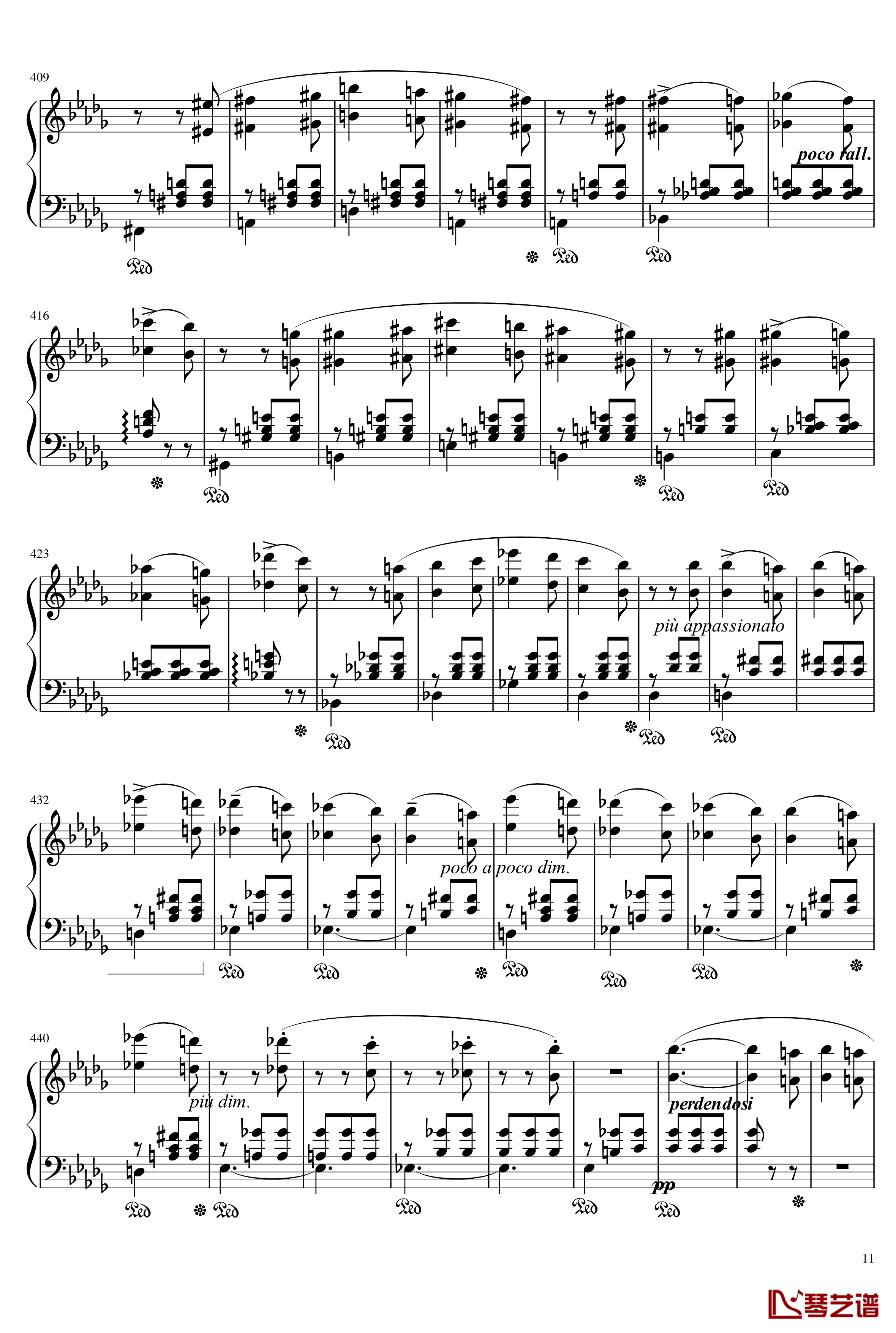 Mephisto Waltz No. 1 S. 514钢琴谱-李斯特11