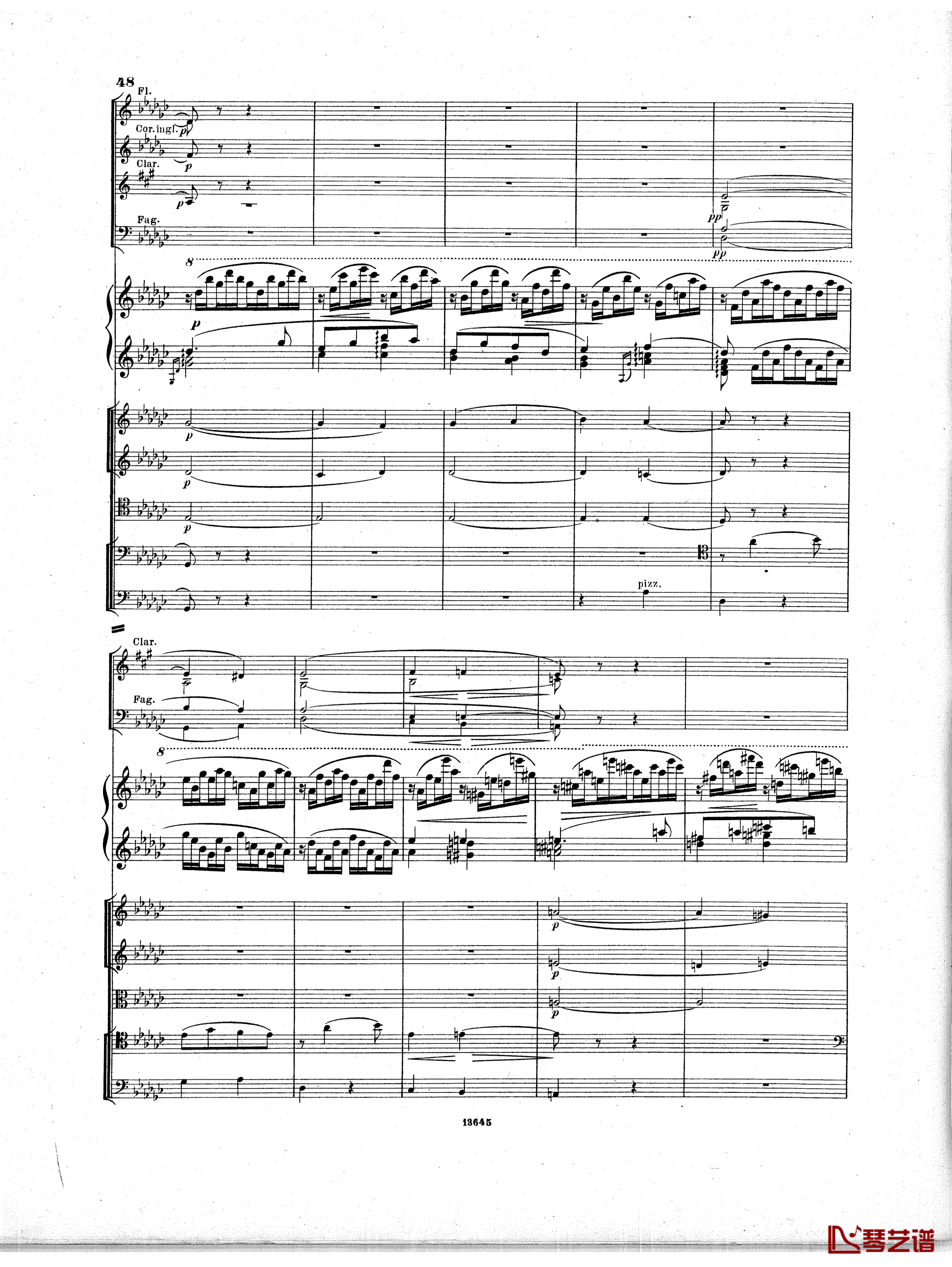 Lyapunov 降E小调第一钢琴协奏曲 Op.4钢琴谱-Lyapunov47