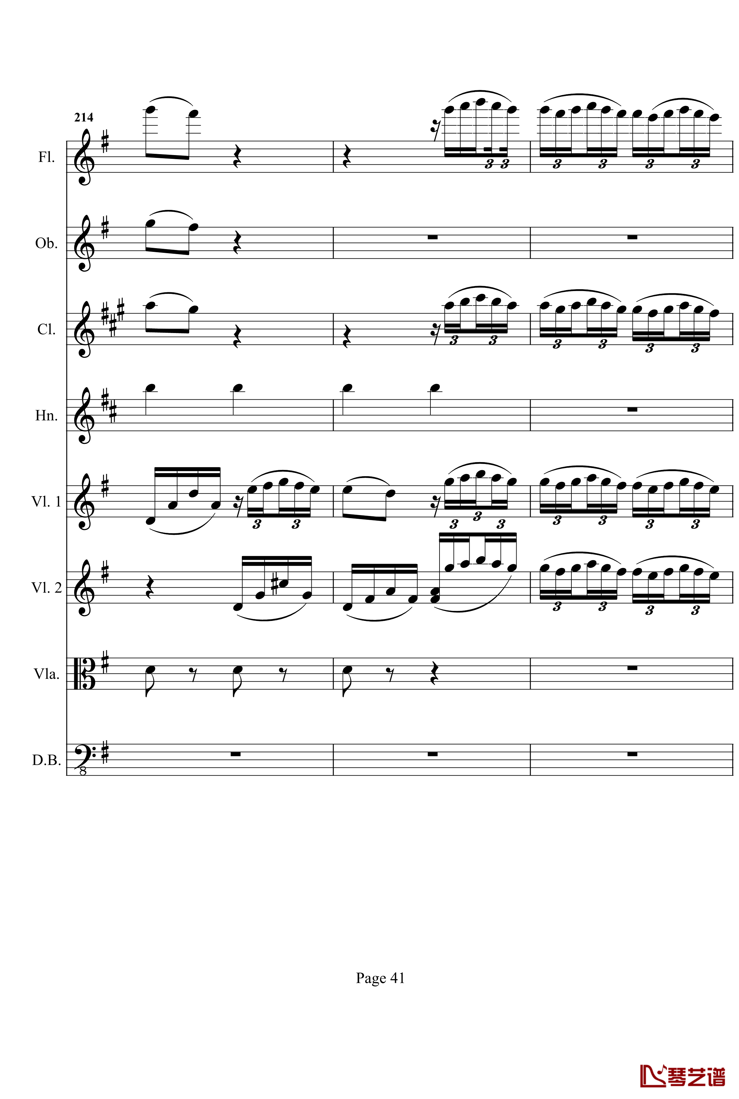 奏鸣曲之交响钢琴谱- 第十首-Ⅰ-贝多芬-beethoven41