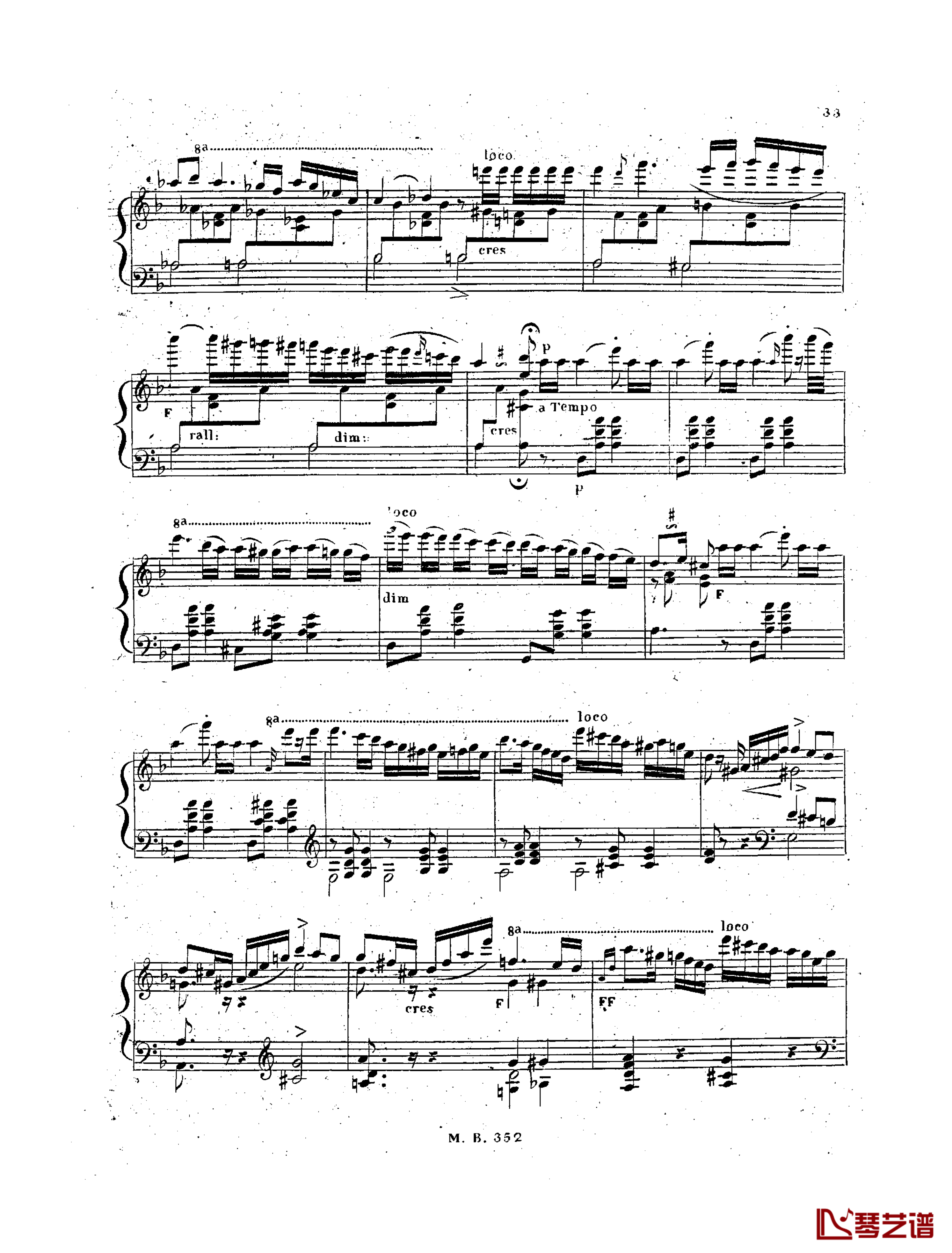  d小调第一钢琴协奏曲 Op.61  第三乐章钢琴谱-卡尔克布雷纳9