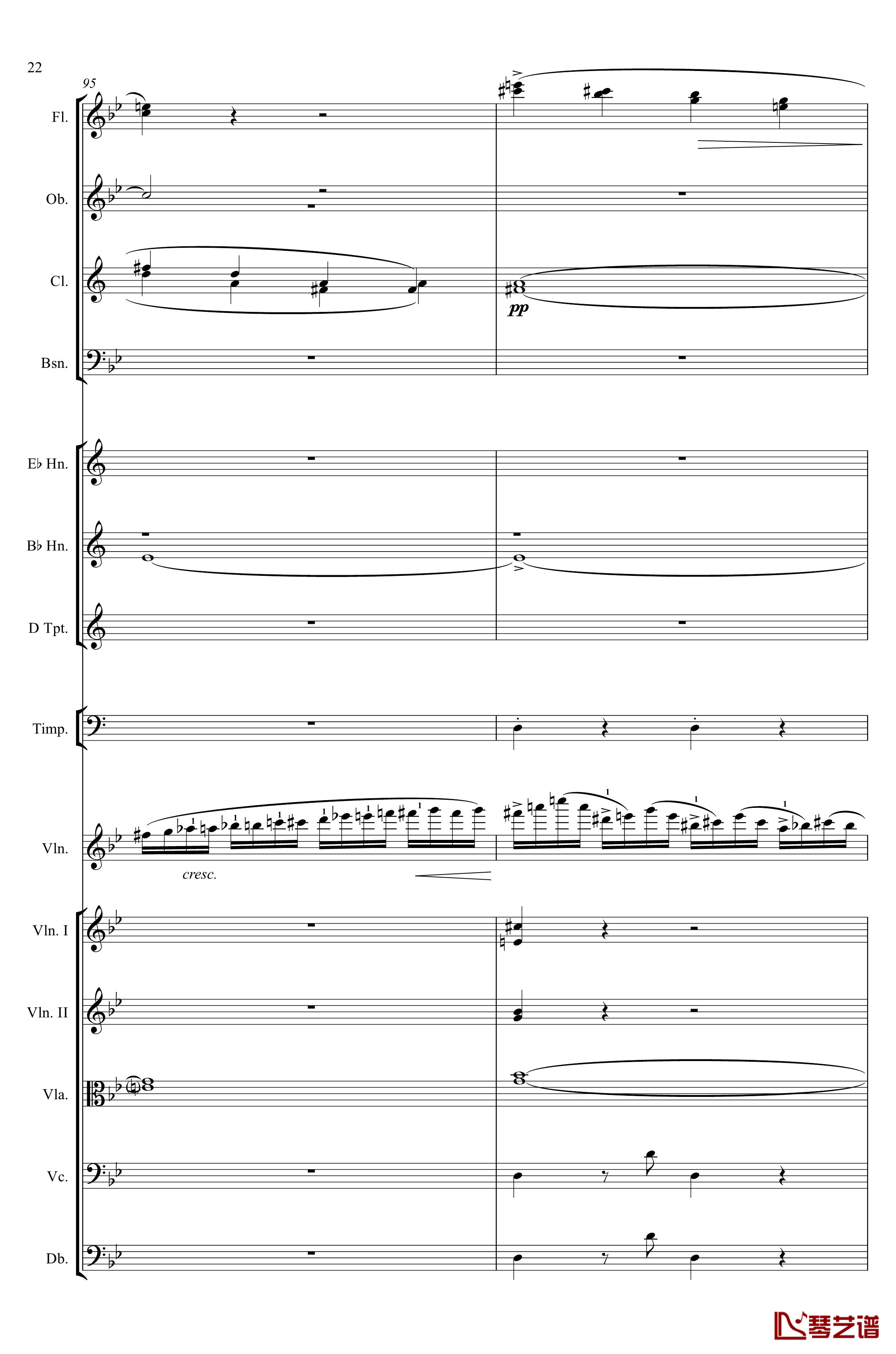 g小调第1小提琴协奏曲Op.26钢琴谱-第一乐章-Max Bruch22