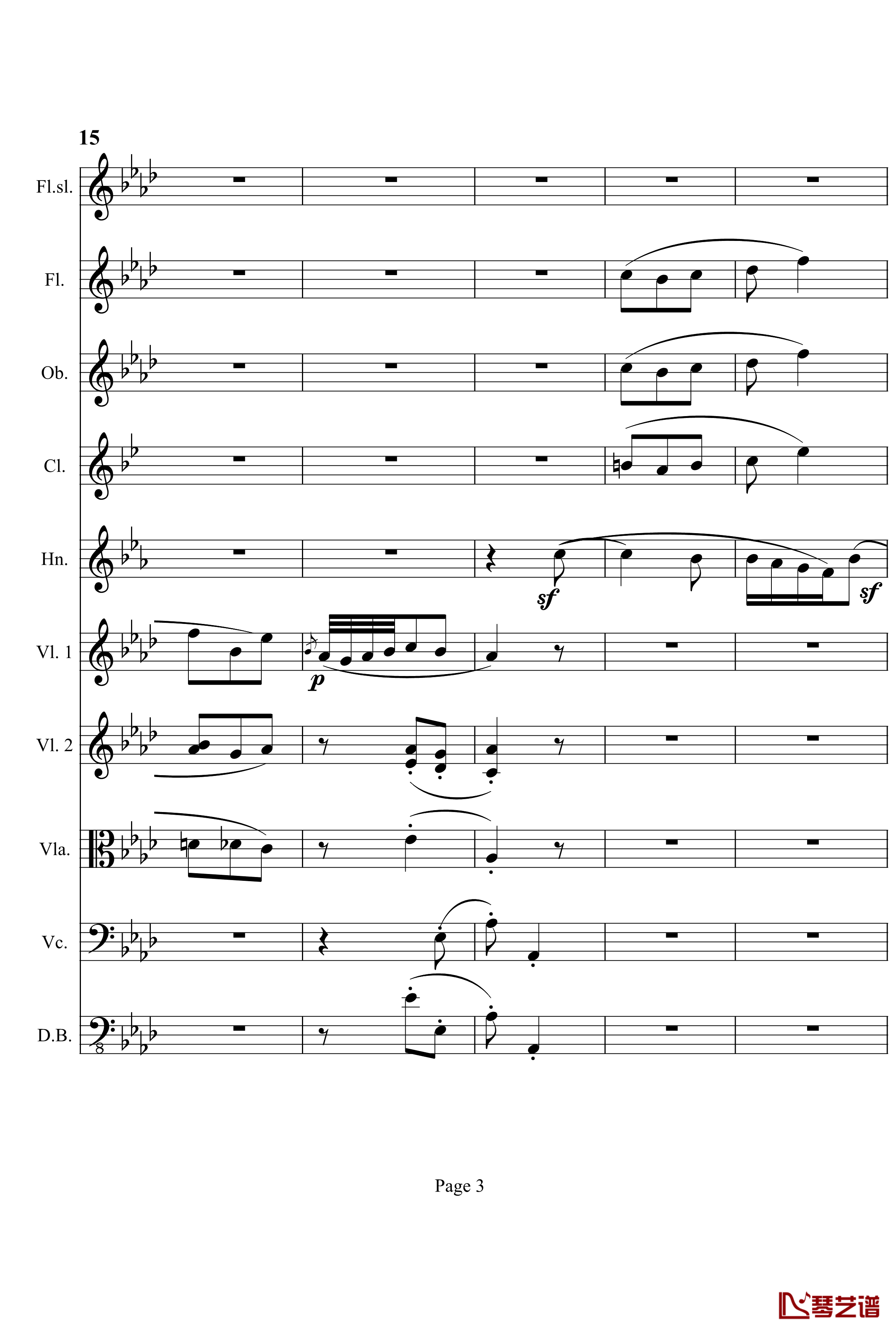 奏鸣曲之交响钢琴谱-第12首-Ⅰ-贝多芬-beethoven3