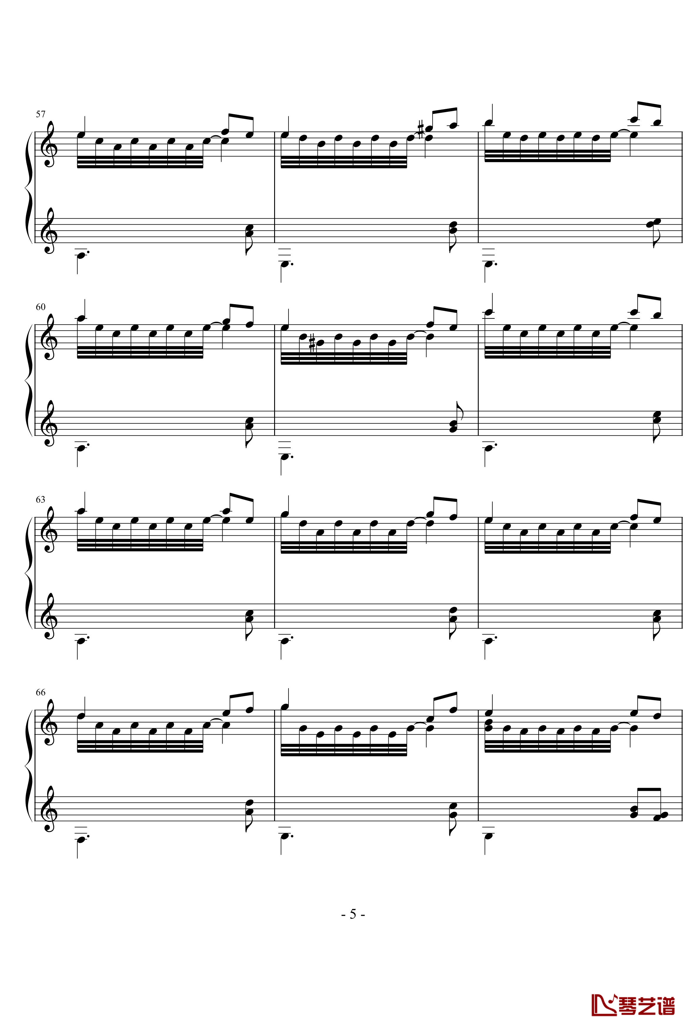 Pianto Dell Amante钢琴谱-未知分类5