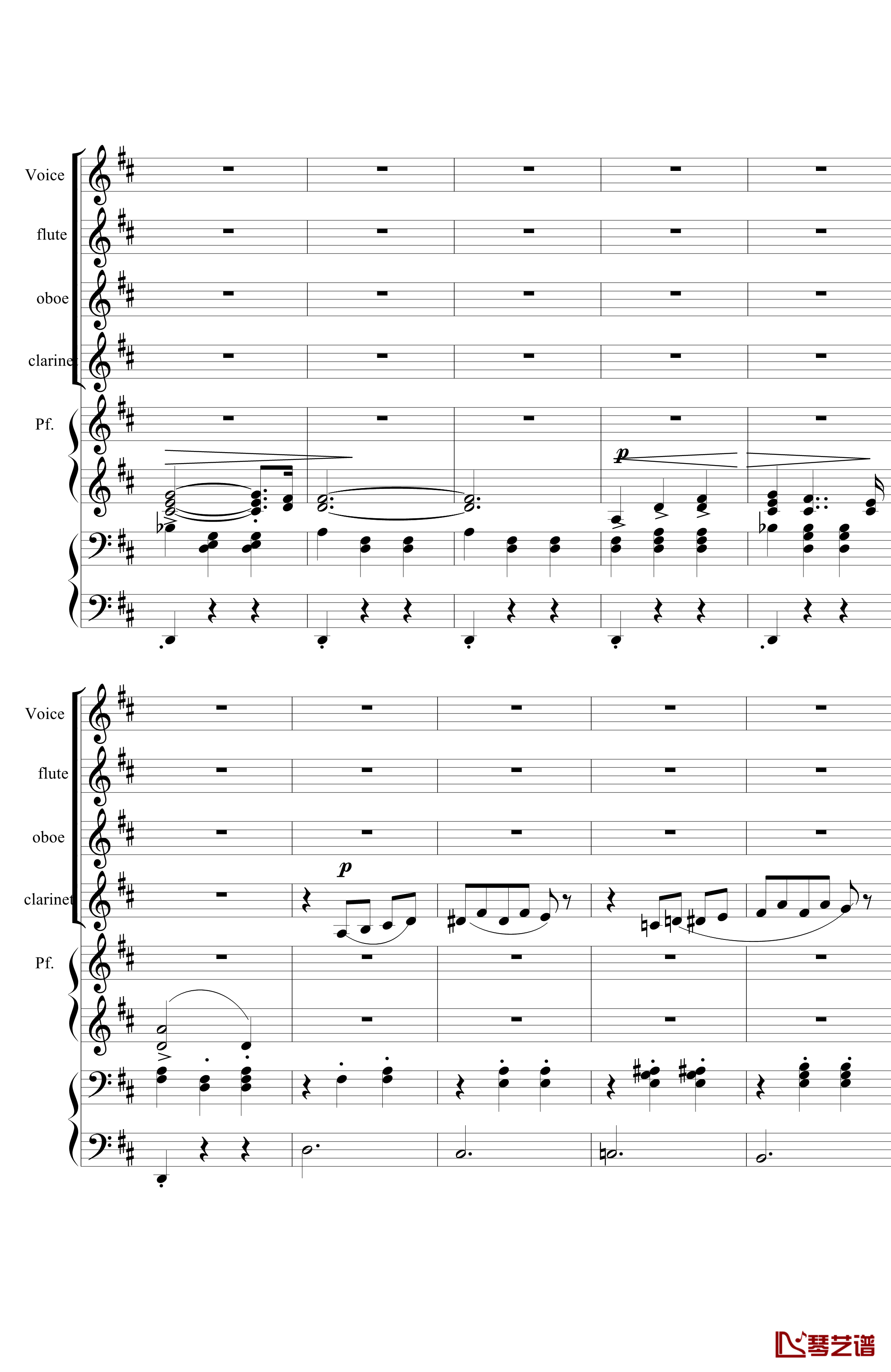 花之圆舞曲钢琴谱-室内乐-柴科夫斯基-Peter Ilyich Tchaikovsky3