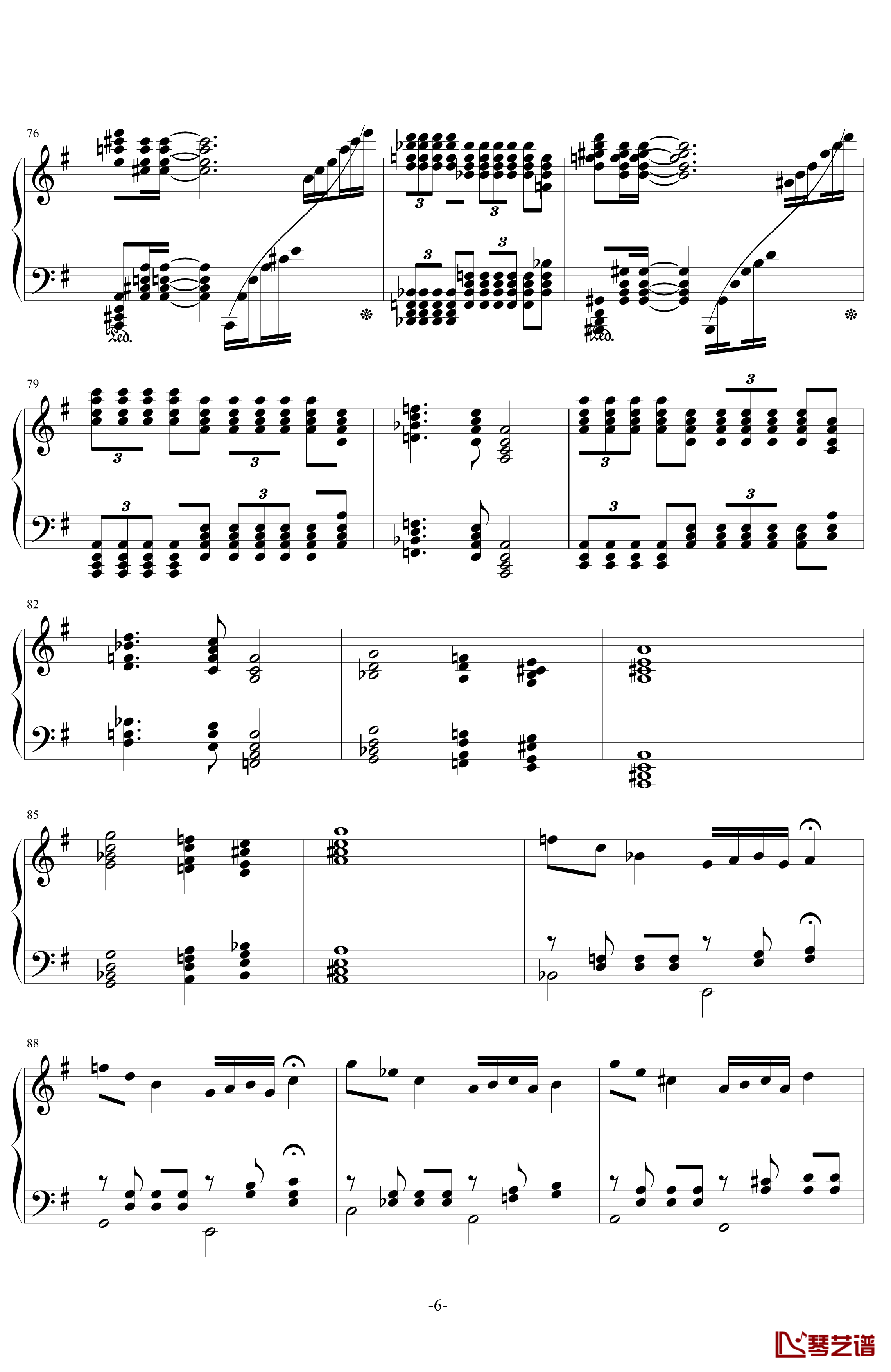 H22-B小调钢琴奏鸣曲钢琴谱-第一乐章-.伊dên6