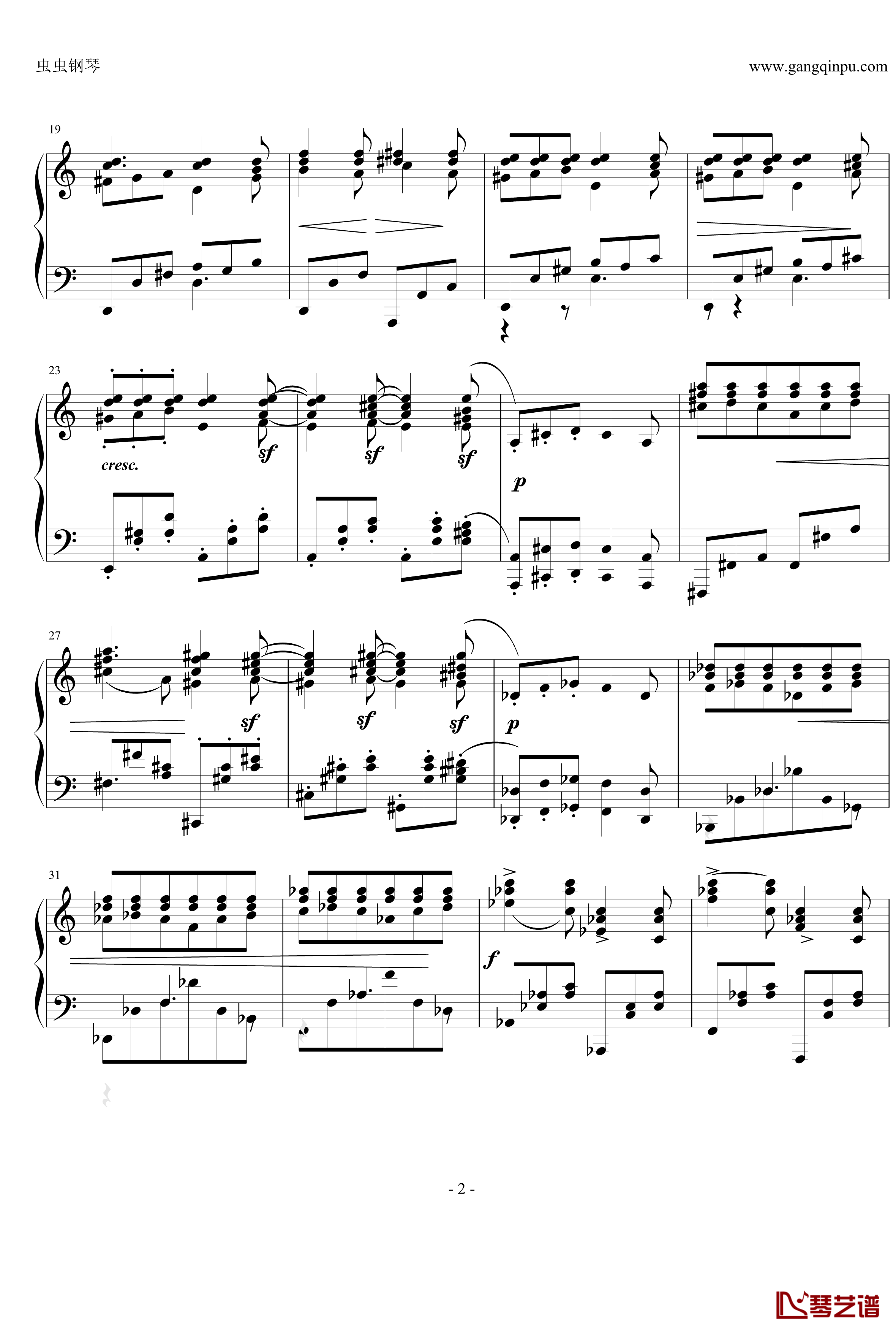 间奏曲钢琴谱-Op.119  No.3-勃拉姆斯-Brahms2