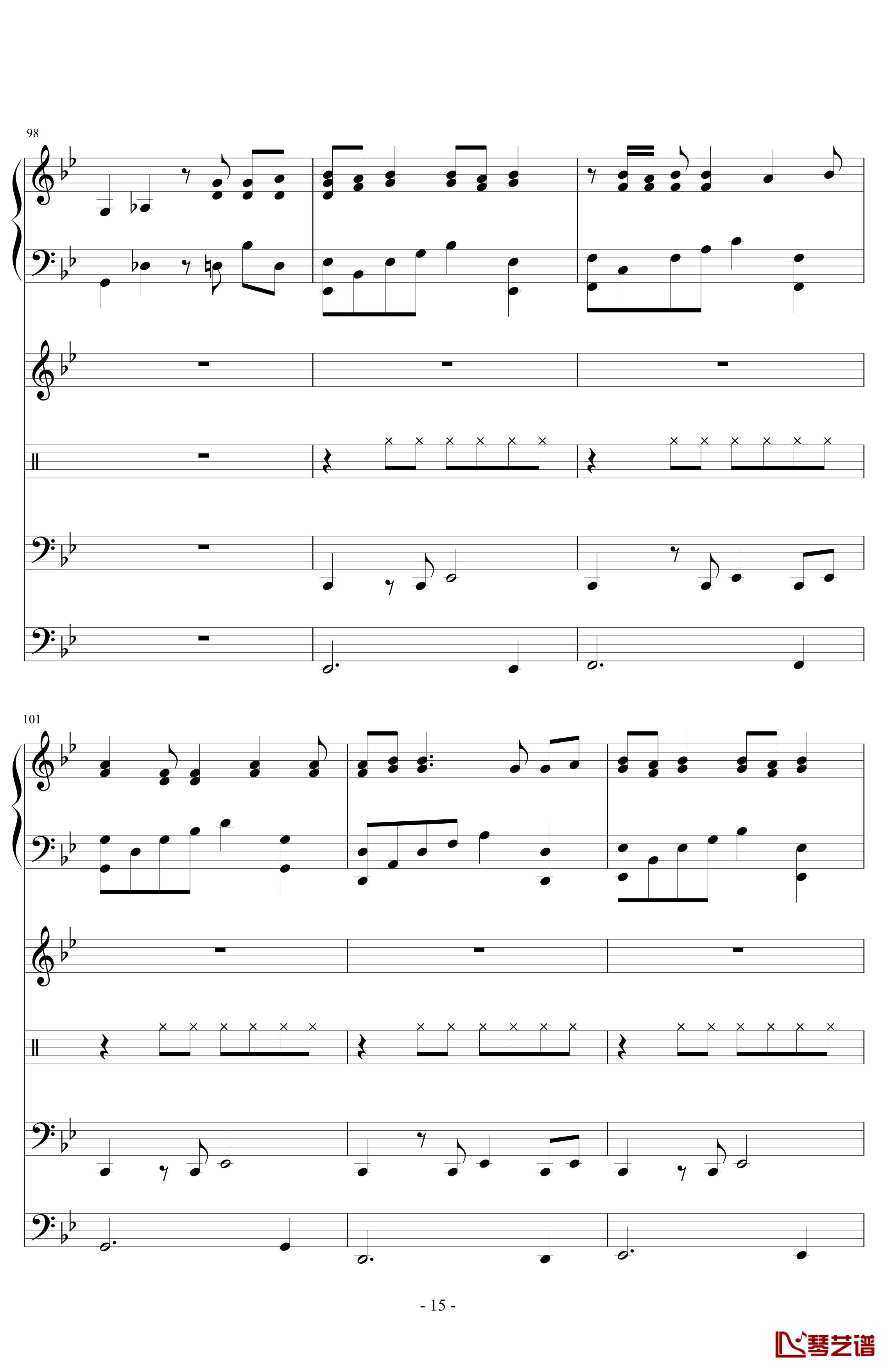 Annabelle钢琴谱-悲伤钢琴15