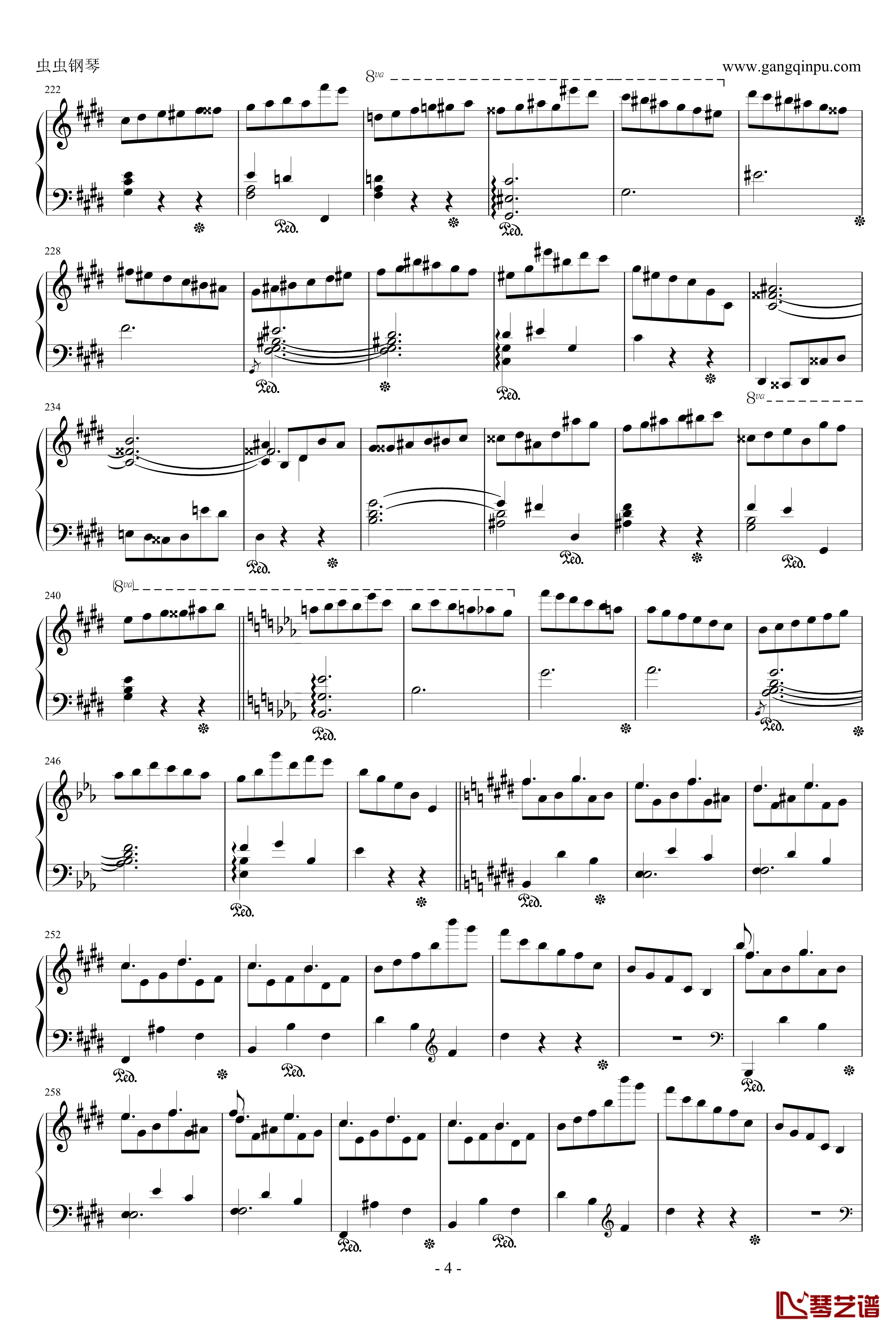 Scherzo in E Major钢琴谱-肖邦E大调谐谑曲 Op.54-chopin4