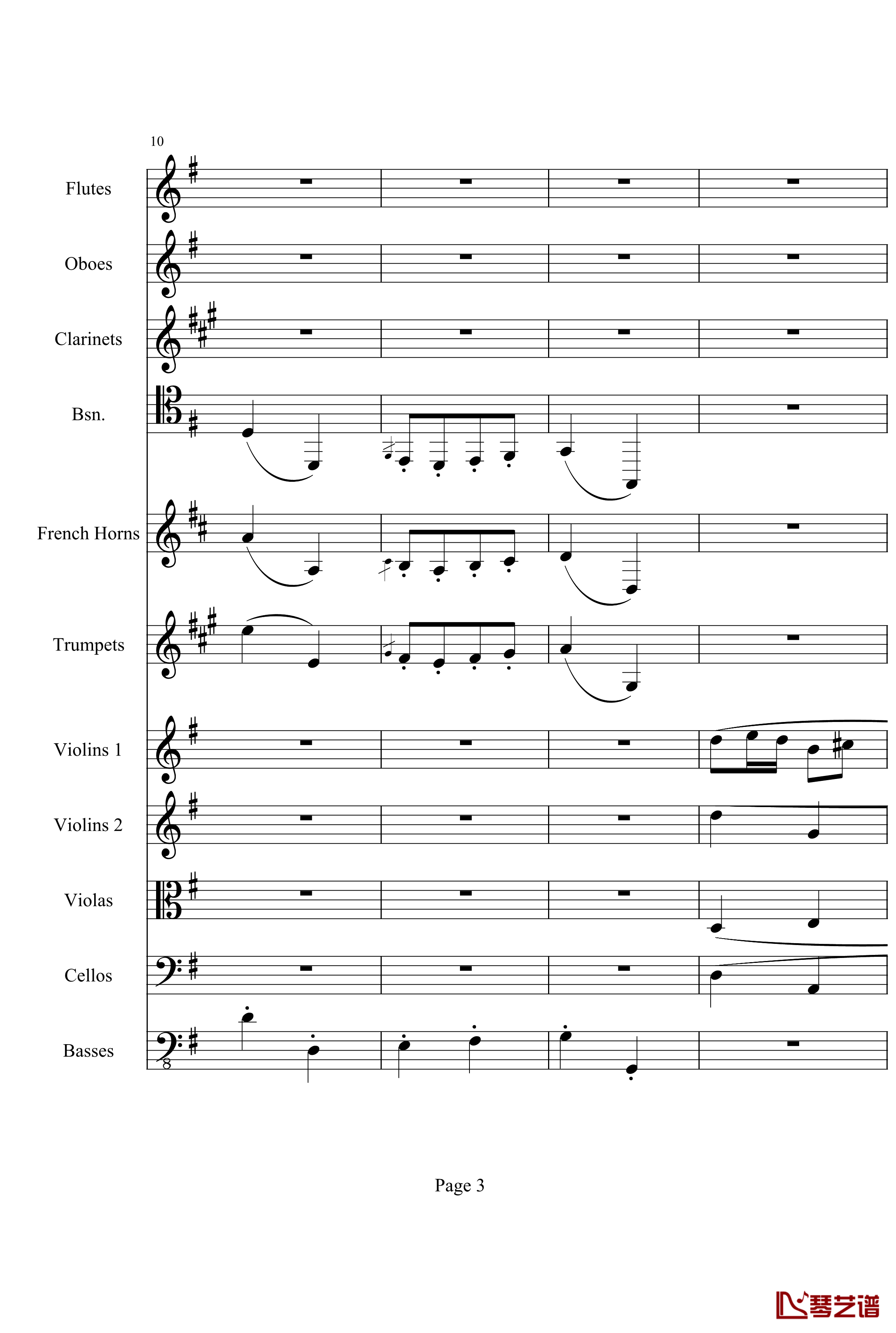 奏鸣曲之交响钢琴谱-第25首-Ⅲ-贝多芬-beethoven3