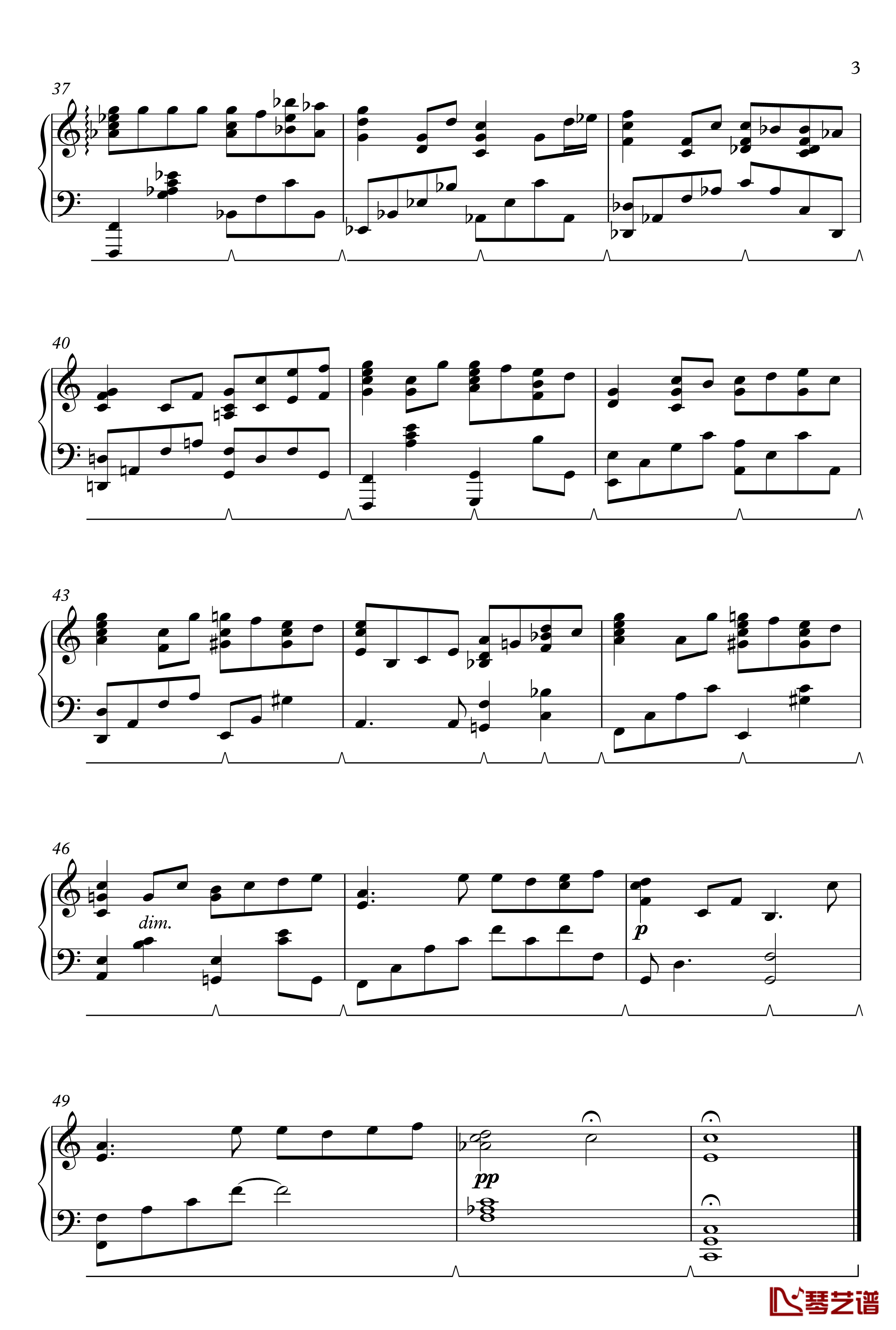 Stay in Memory钢琴谱-Yiruma3
