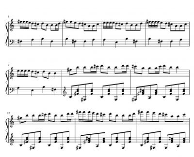 伊娃的波尔卡钢琴谱-甩葱歌钢琴块2