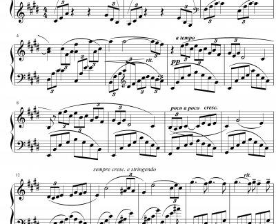 德彪西2首阿拉伯风格曲之一钢琴谱-德彪西
