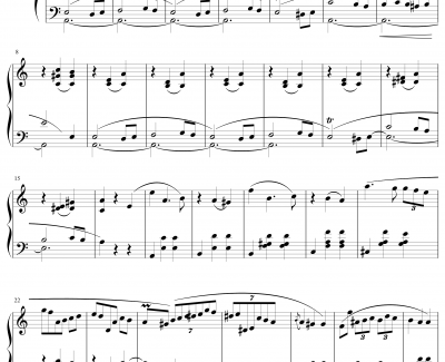 萧邦圆舞曲Op34No.2钢琴谱-肖邦-chopin