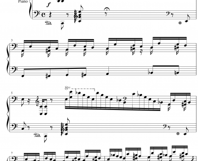 超凡练习曲第1首钢琴谱-李斯特
