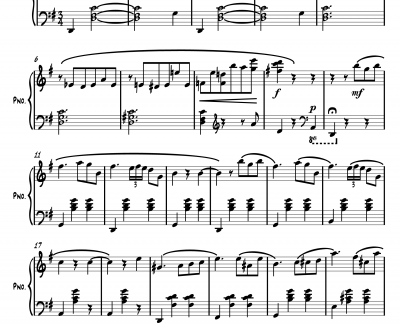 Waltz钢琴谱-borowsky