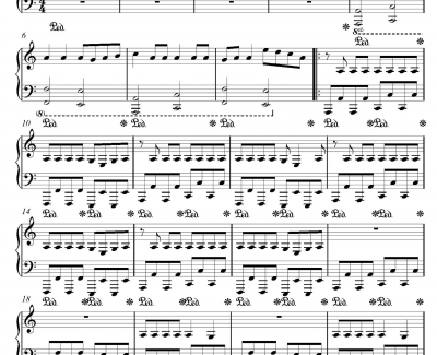HandClap钢琴谱-98K之歌-Fitz And The Tantrums